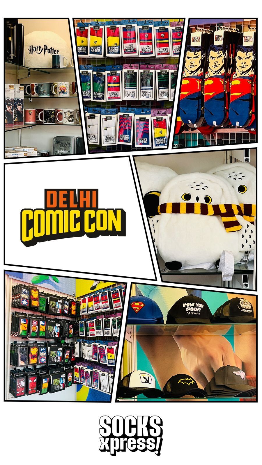 SocksXpress Takes Over Comic Con India 2024: A Magical Unveiling of Our New Identity!