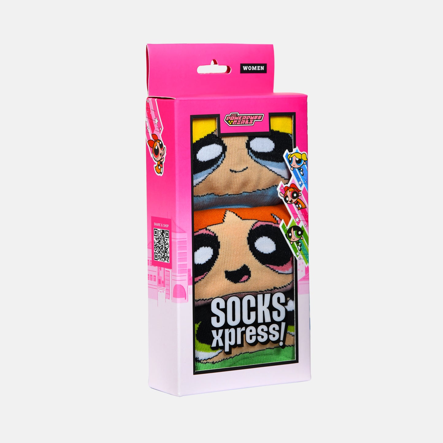 Women’s Powerpuff Girls Loafer Socks