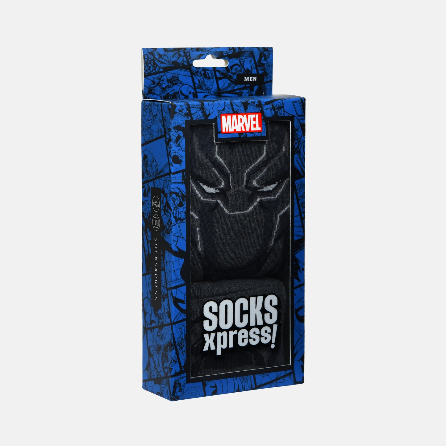 Men’s Marvel Themed Crew & Loafer Socks