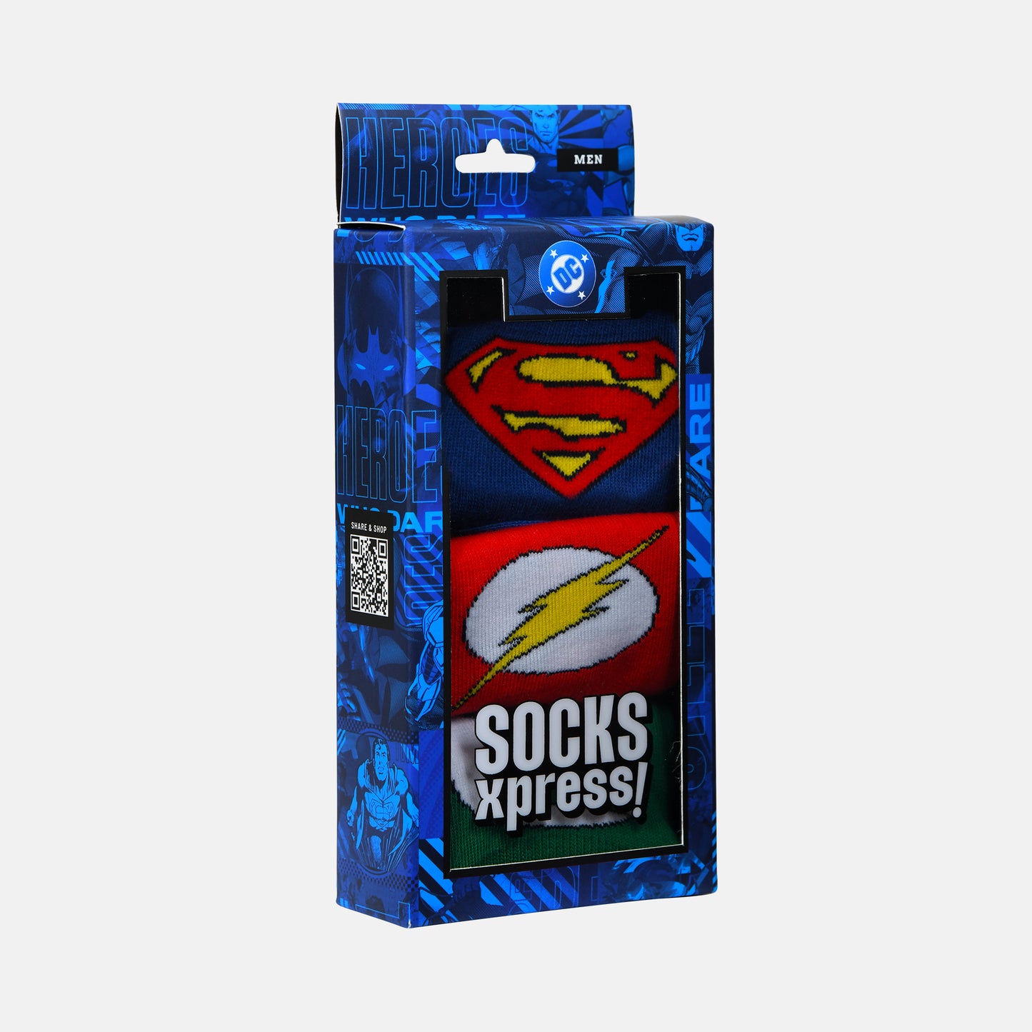 Men’s Justice League Themed Loafer Socks