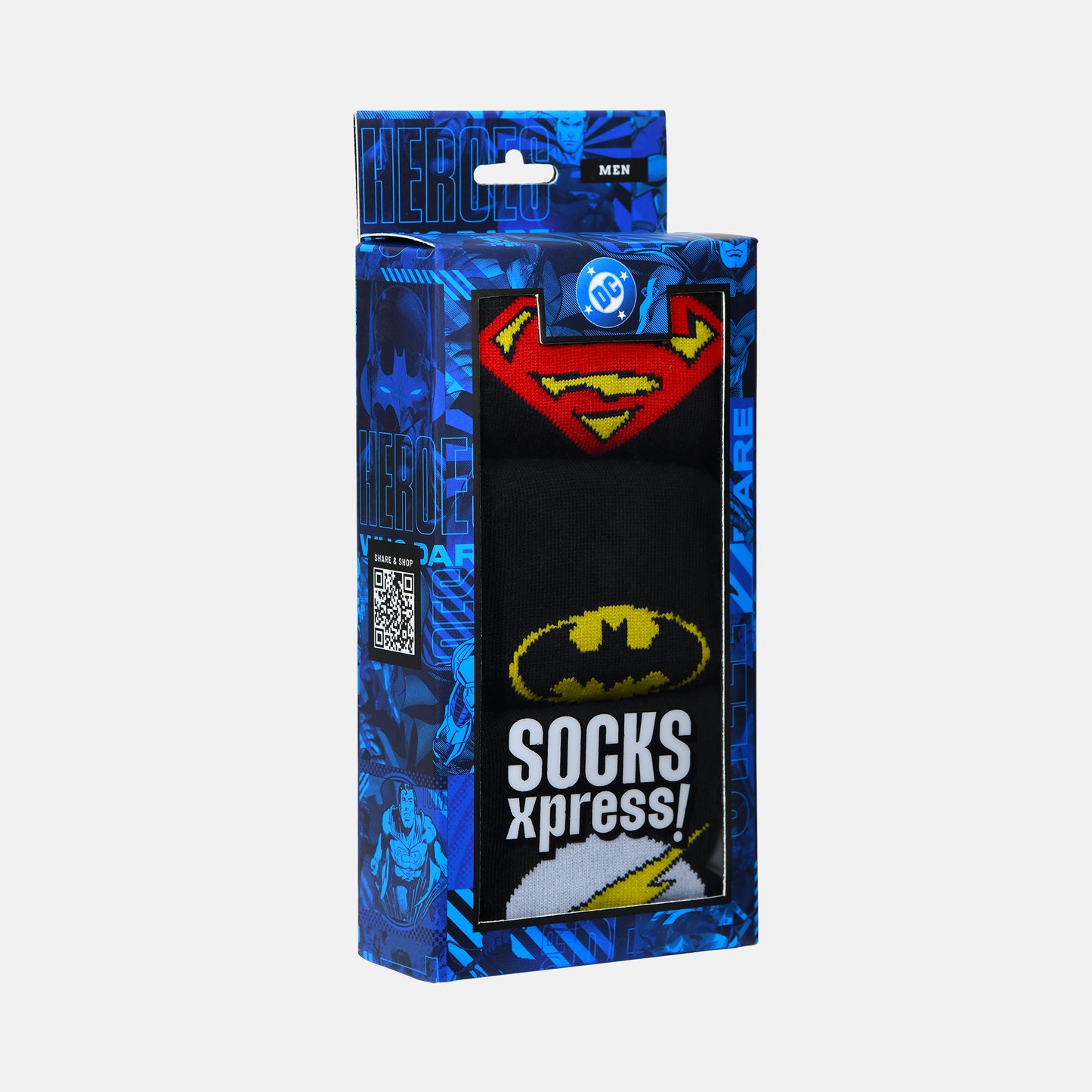 Men’s Justice League Themed Ankle Socks