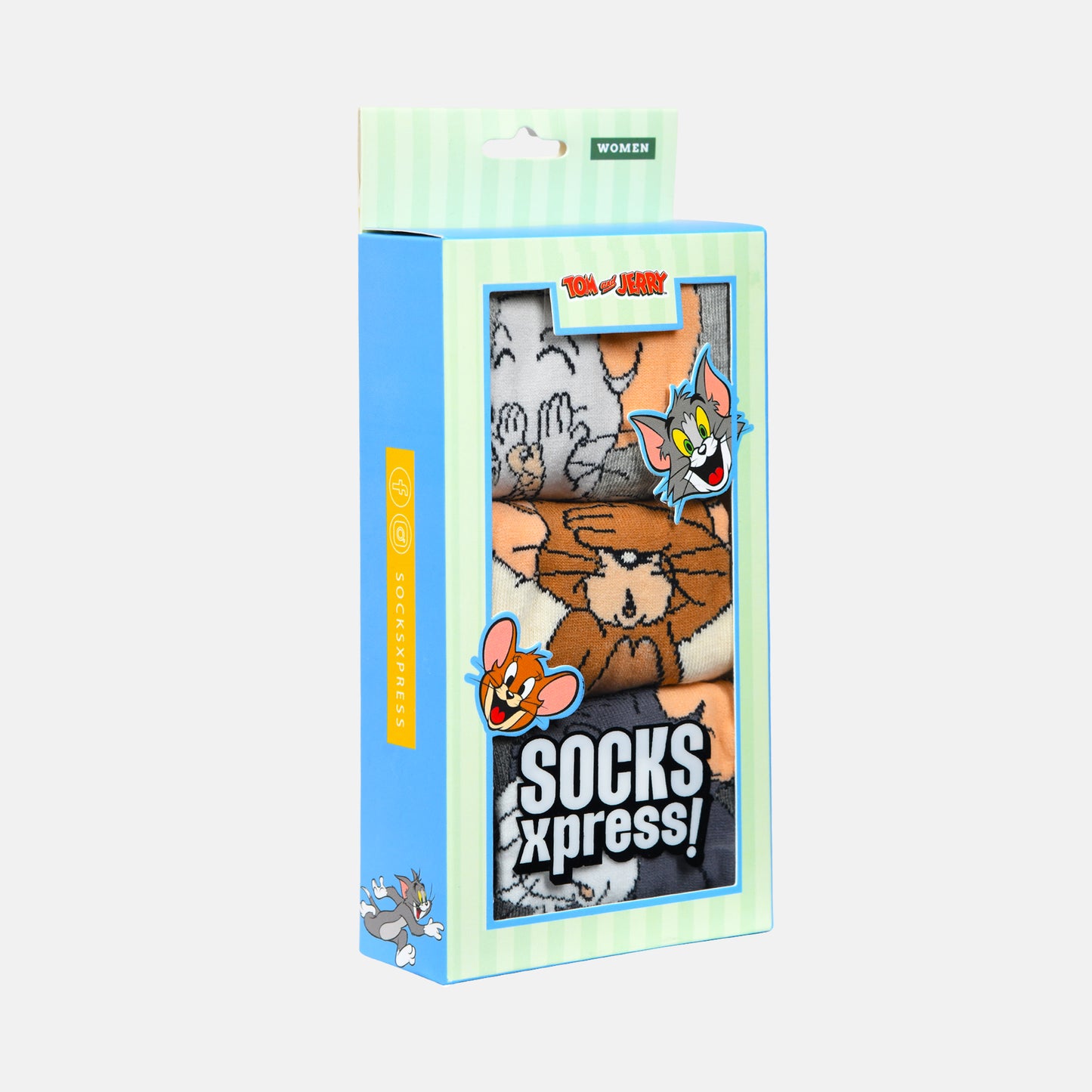 Women’s Tom & Jerry Cartoon Themed Lowcut Socks