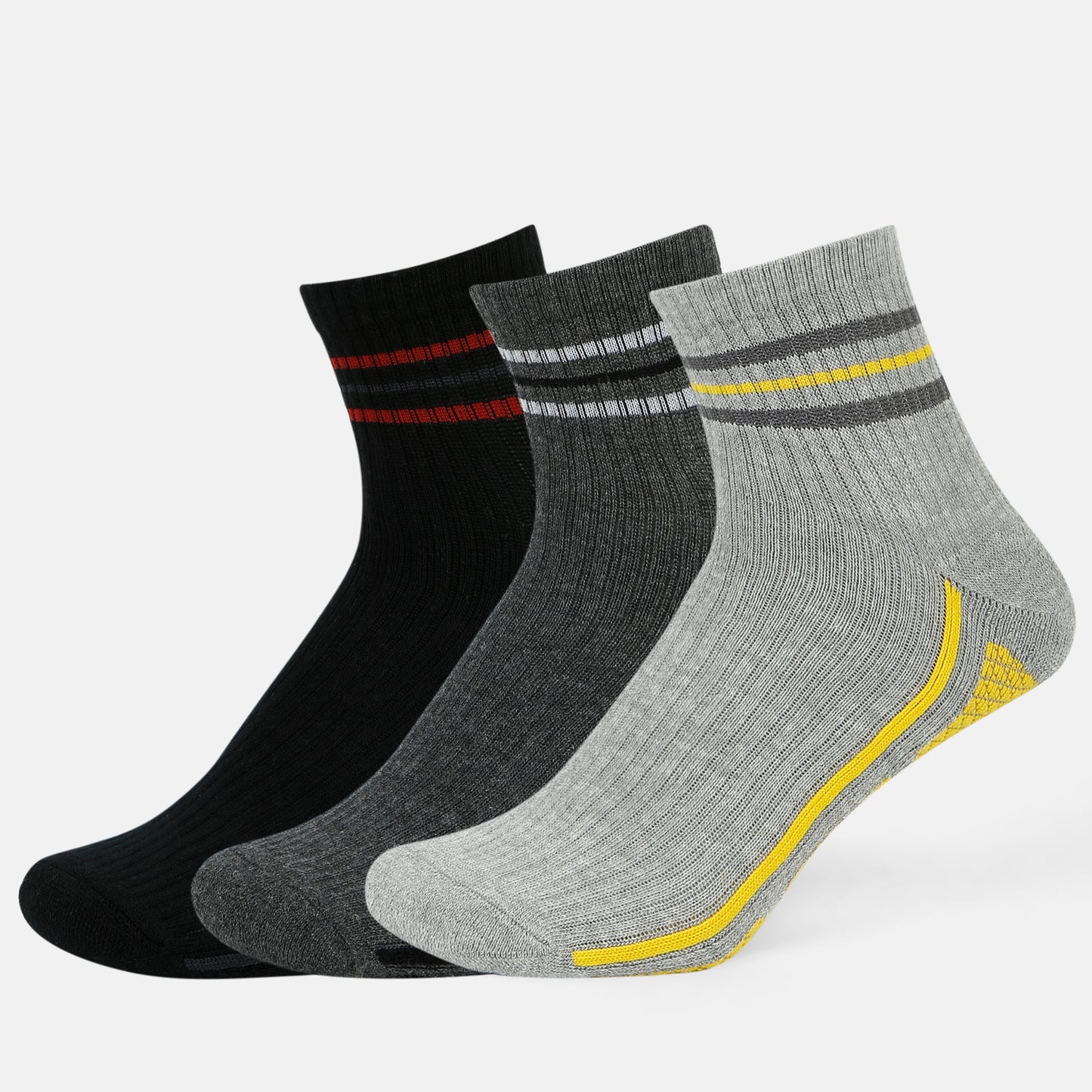 Men’s Full Cushioned High Ankle Socks for Sports
