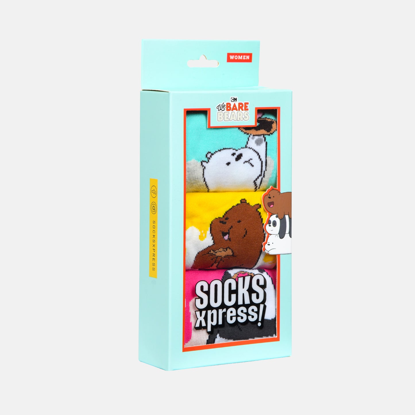 Women’s We Bare Bears Themed Ankle Socks