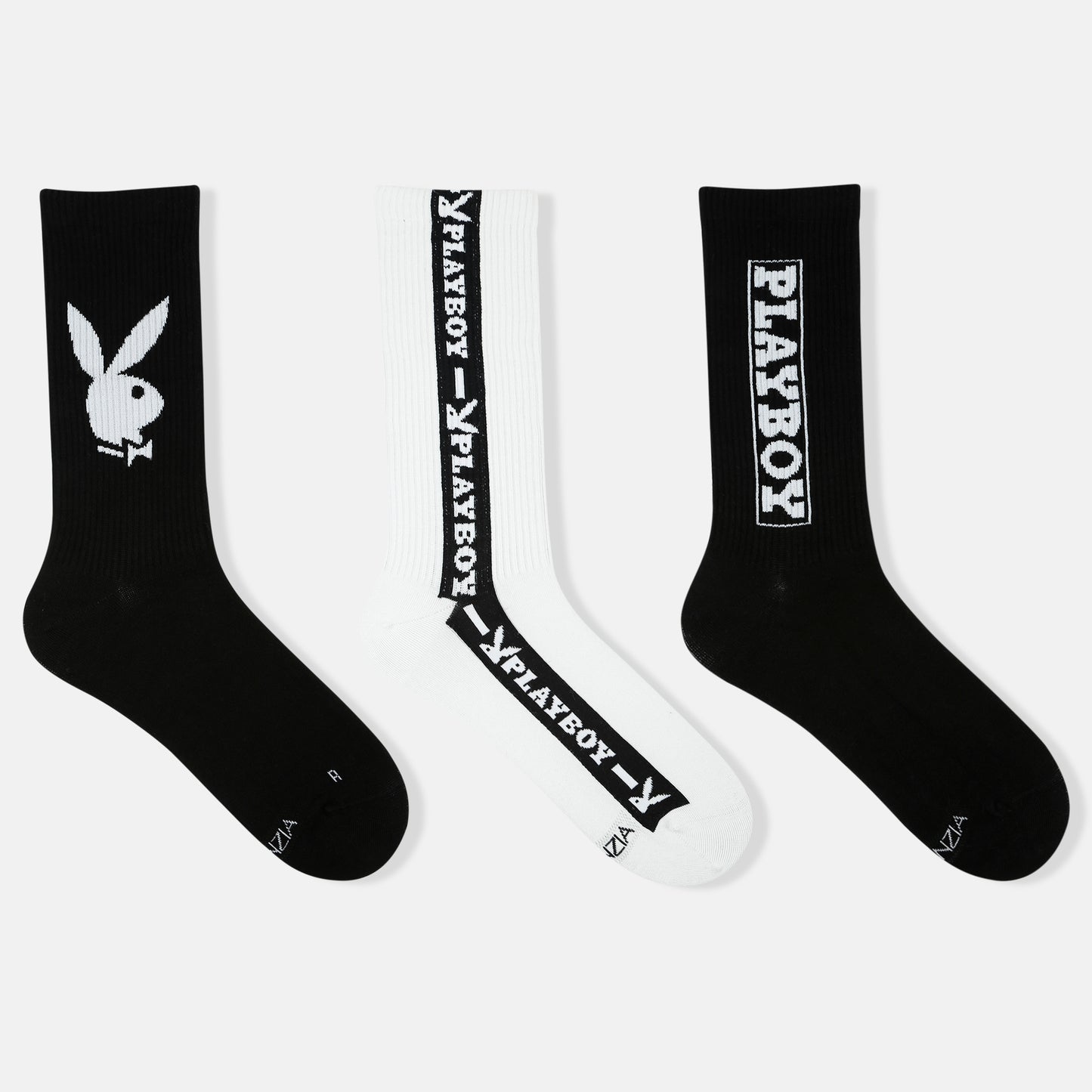 Men’s Playboy Themed Crew Socks