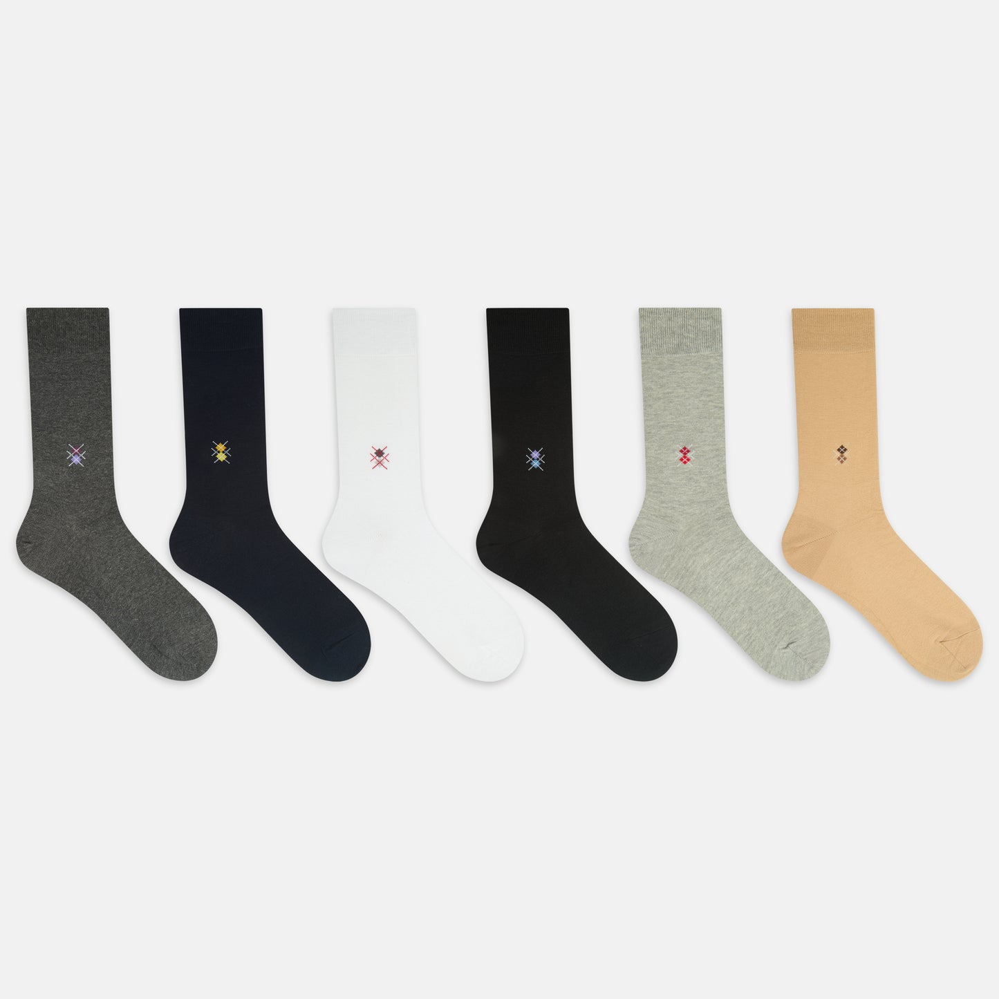 Men’s Motif Cotton Crew Socks