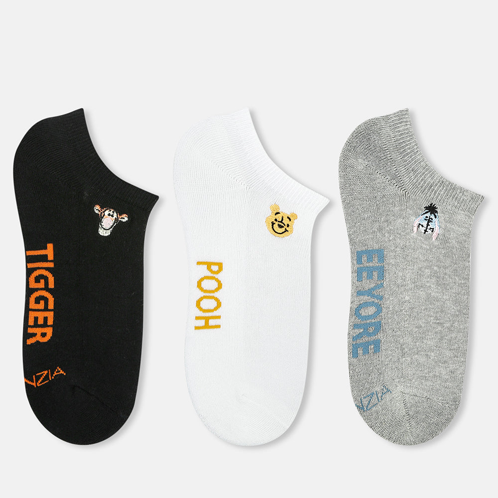 Women’s Winnie The Pooh Embroidered Ankle Socks