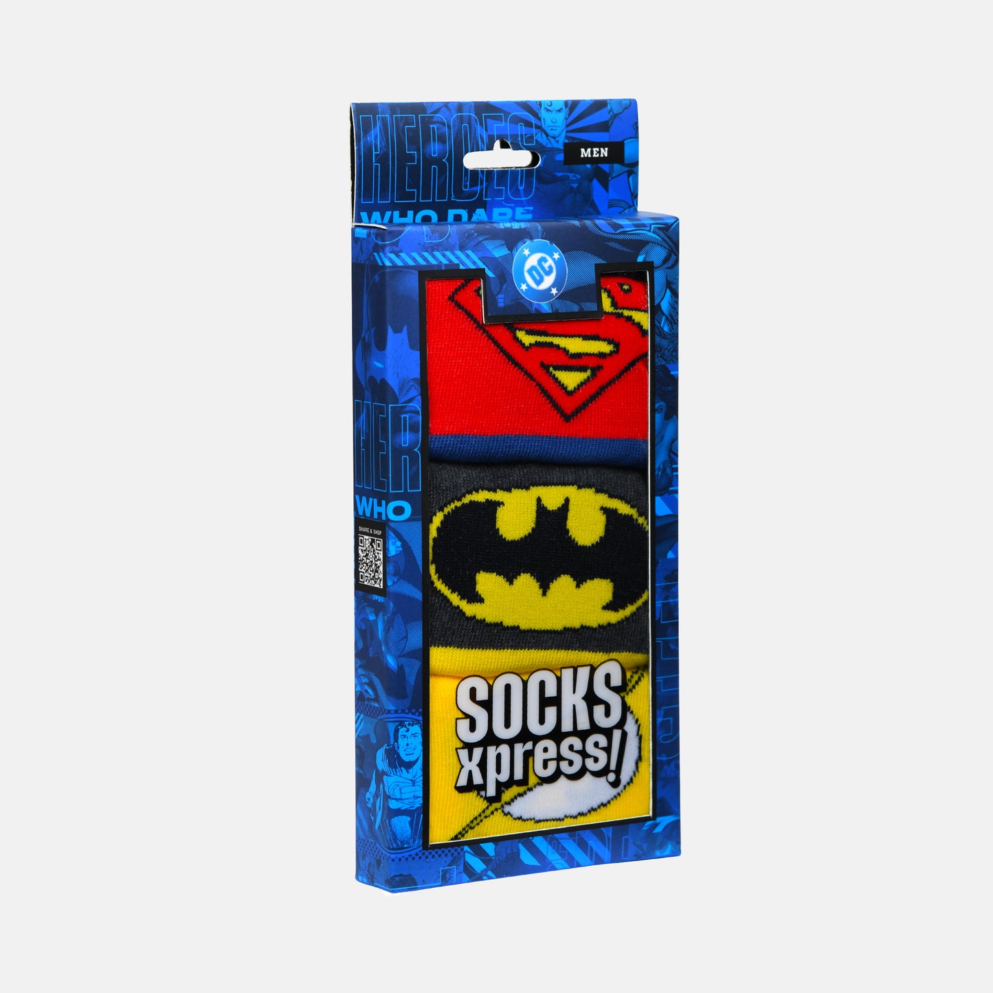 Men’s Justice League Themed Loafer Socks