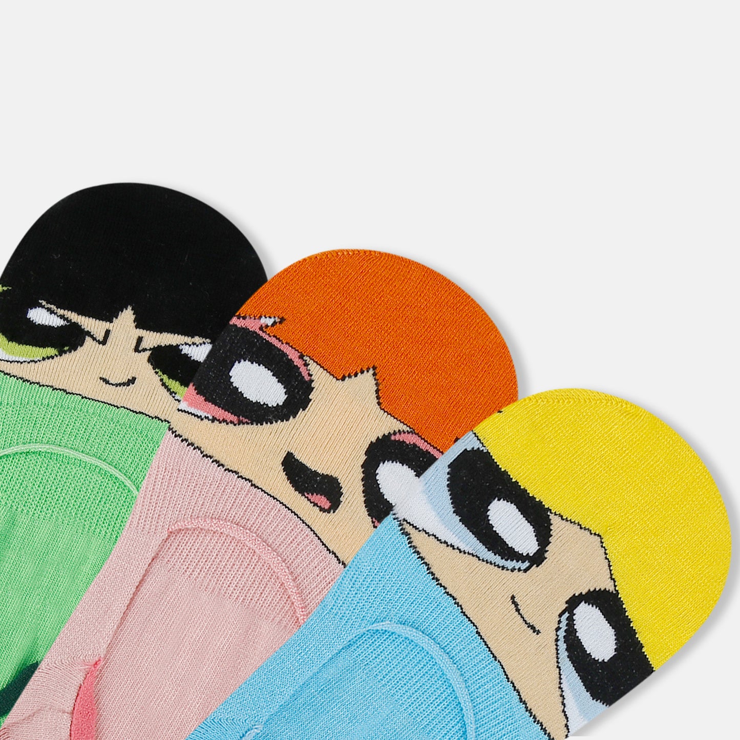 Kid's Powerpuff Girls Loafer Socks