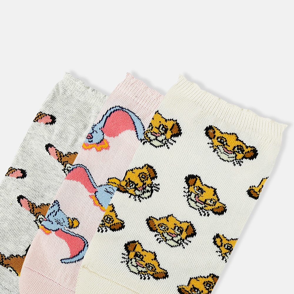 Women’s Disney Animals Printed Ankle Socks