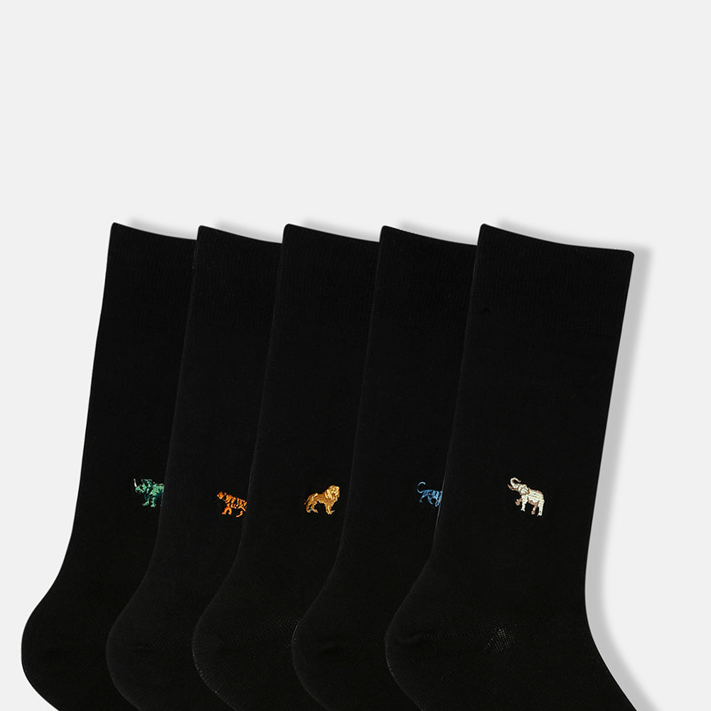 Men’s WWF-India Themed Formal Crew Socks
