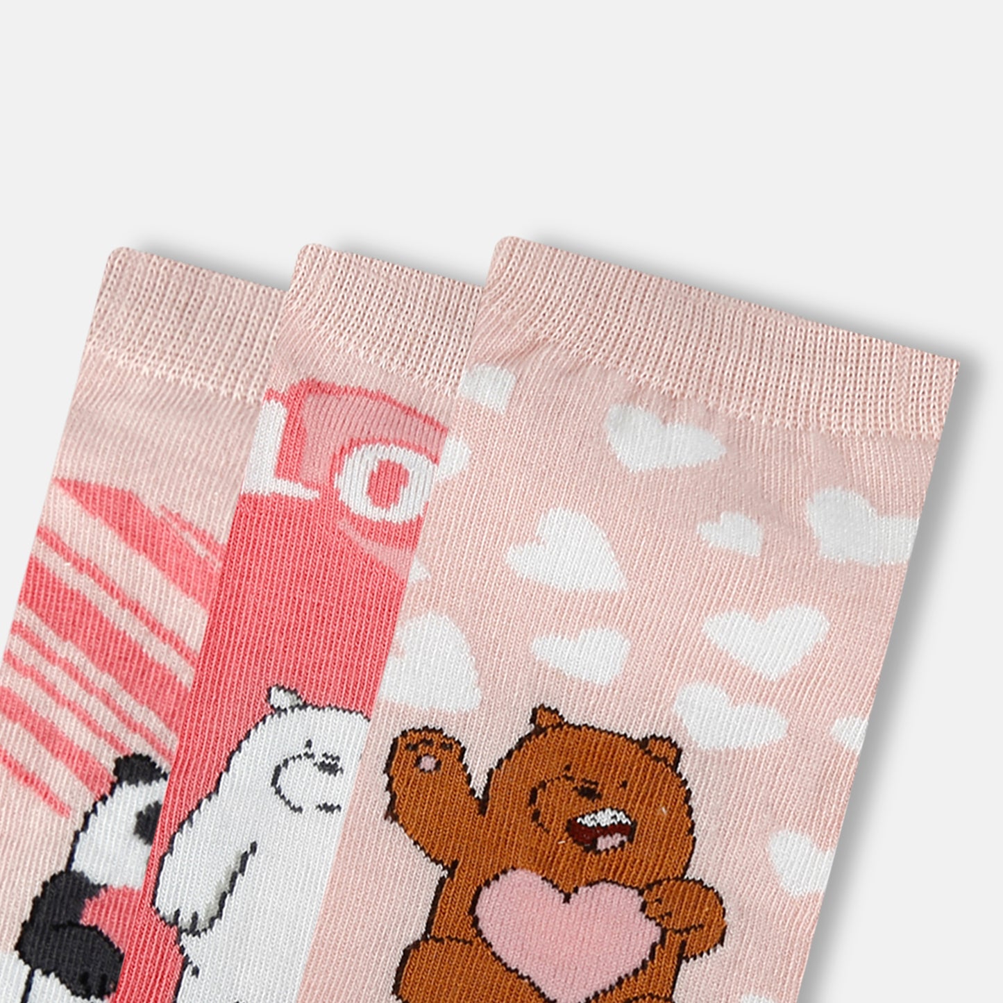 Women’s We Bare Bears Themed Ankle Socks