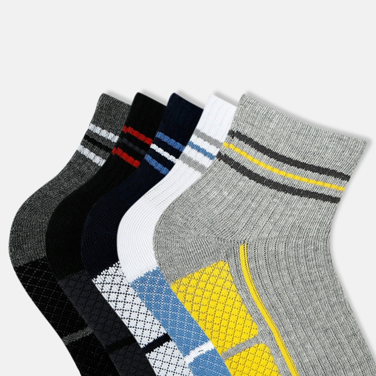 Men’s Full Cushioned High Ankle Socks