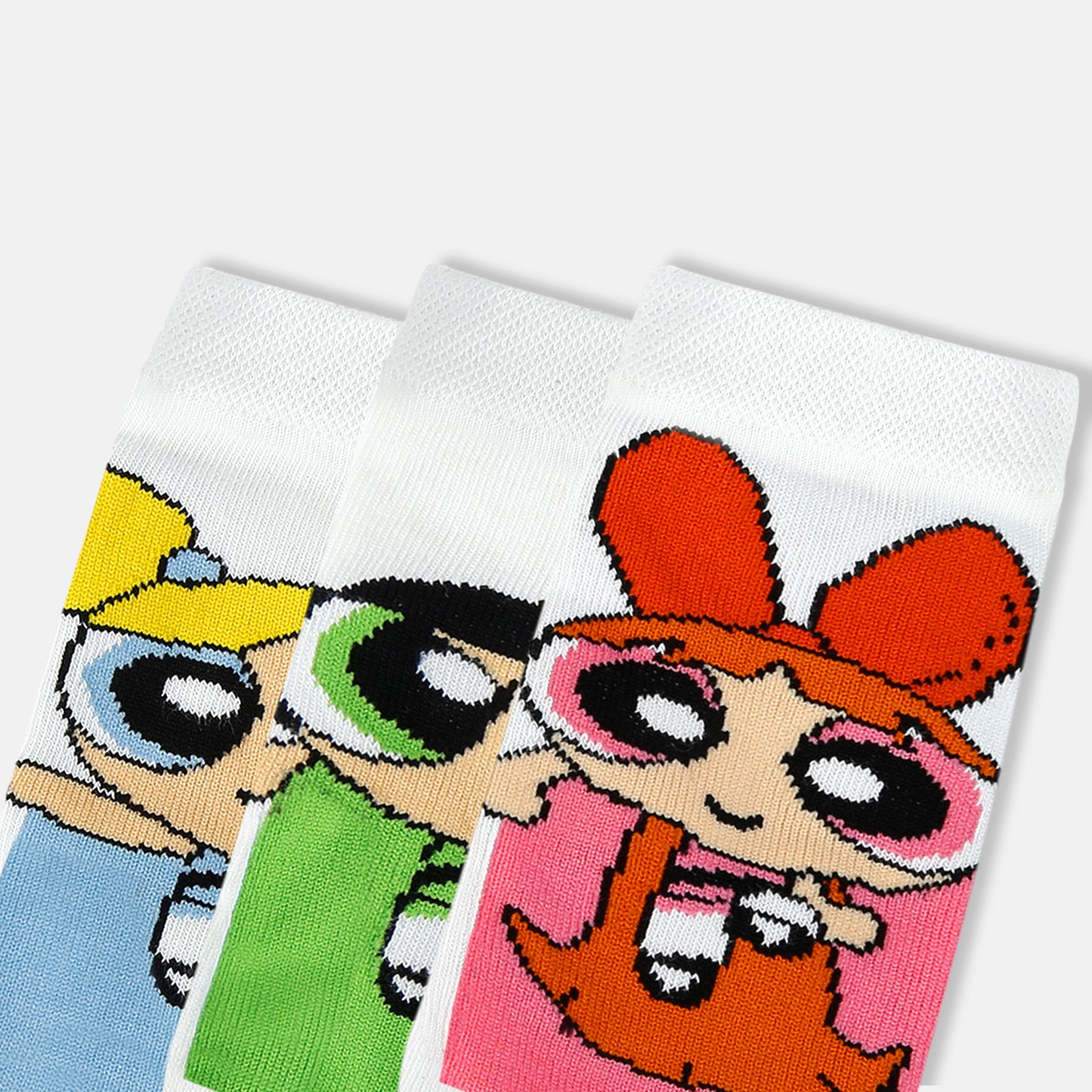 Women’s Powerpuff Girls Themed Ankle Socks