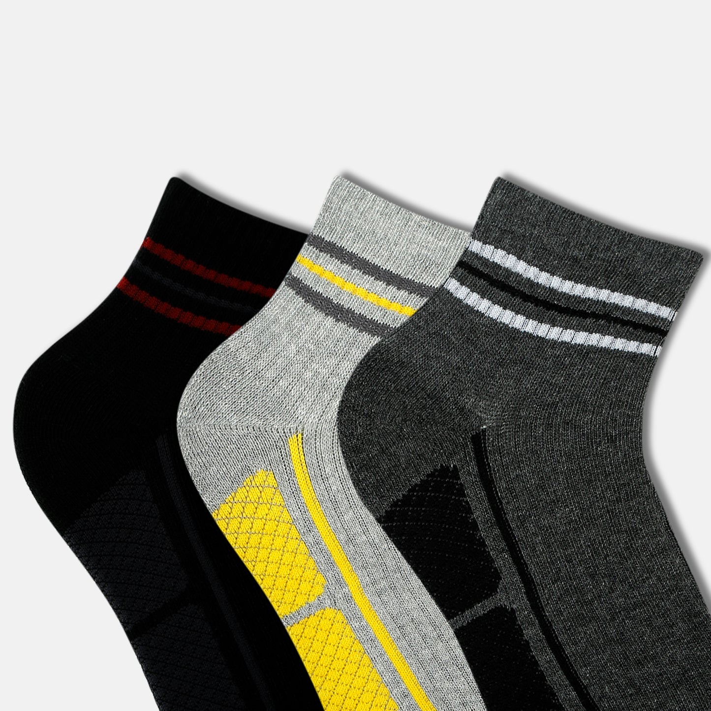 Men’s Full Cushioned High Ankle Socks for Sports