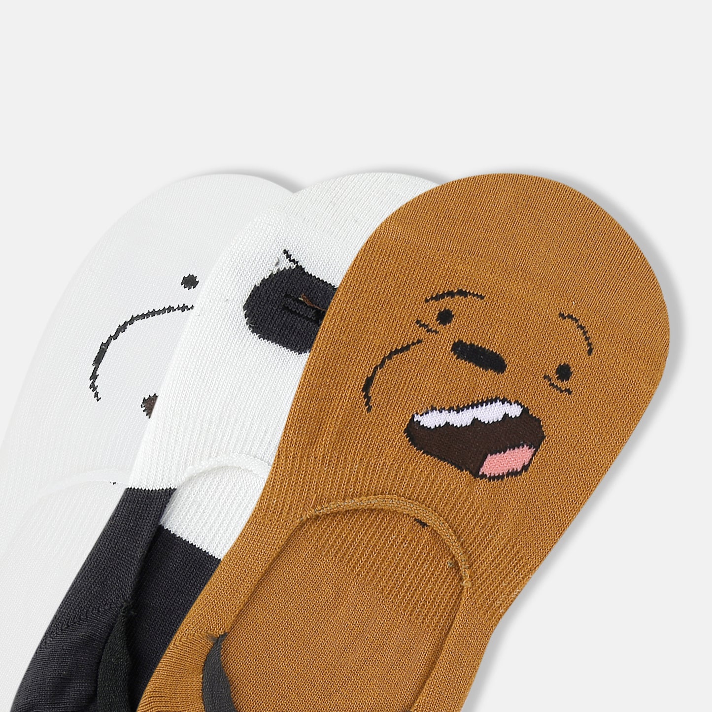Women’s We Bare Bears Themed Loafer Socks