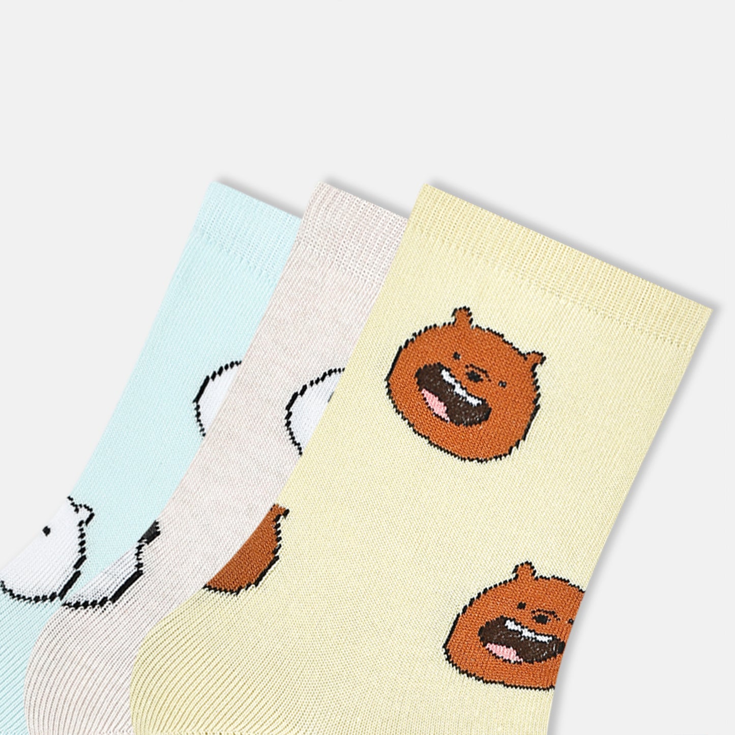 Women’s We Bare Bears Themed Crew Socks