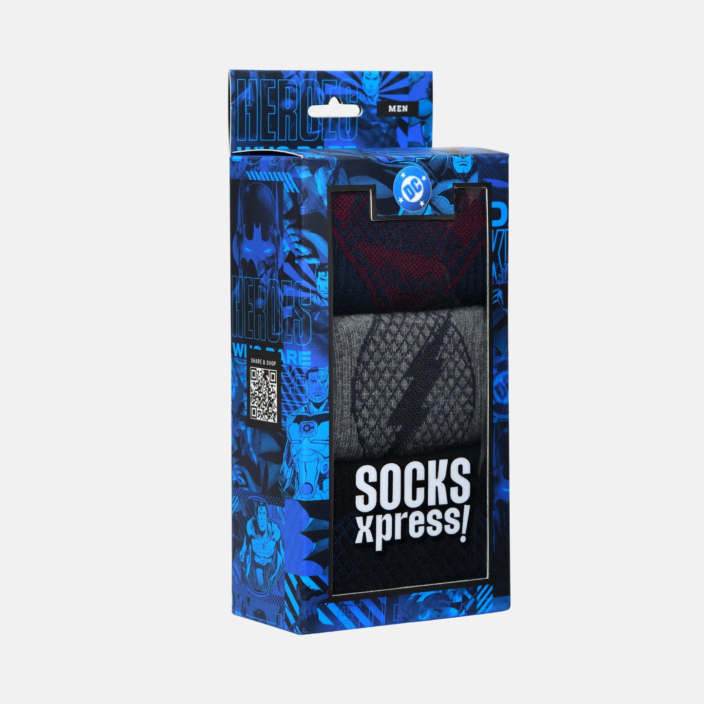 Men’s Justice League Lowcut Socks