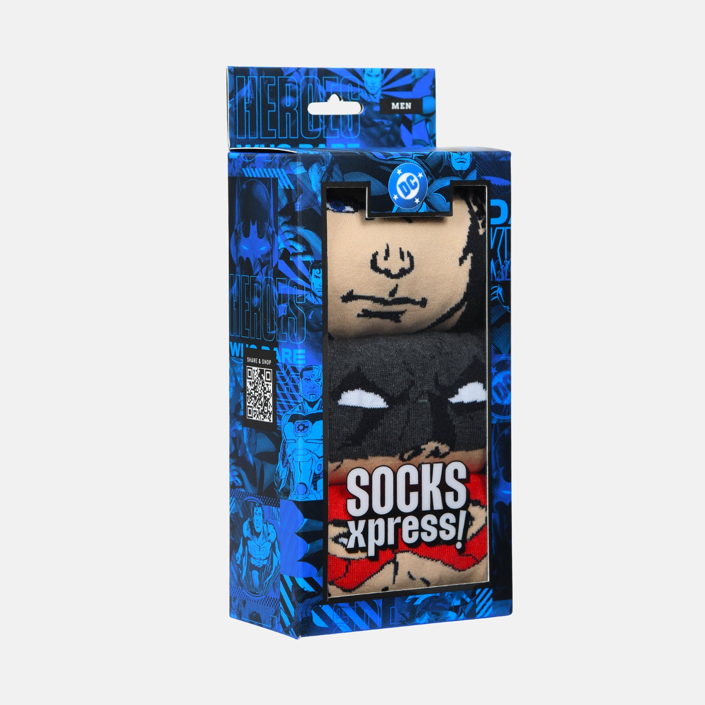 Men’s Justice League Character Socks Special Edition
