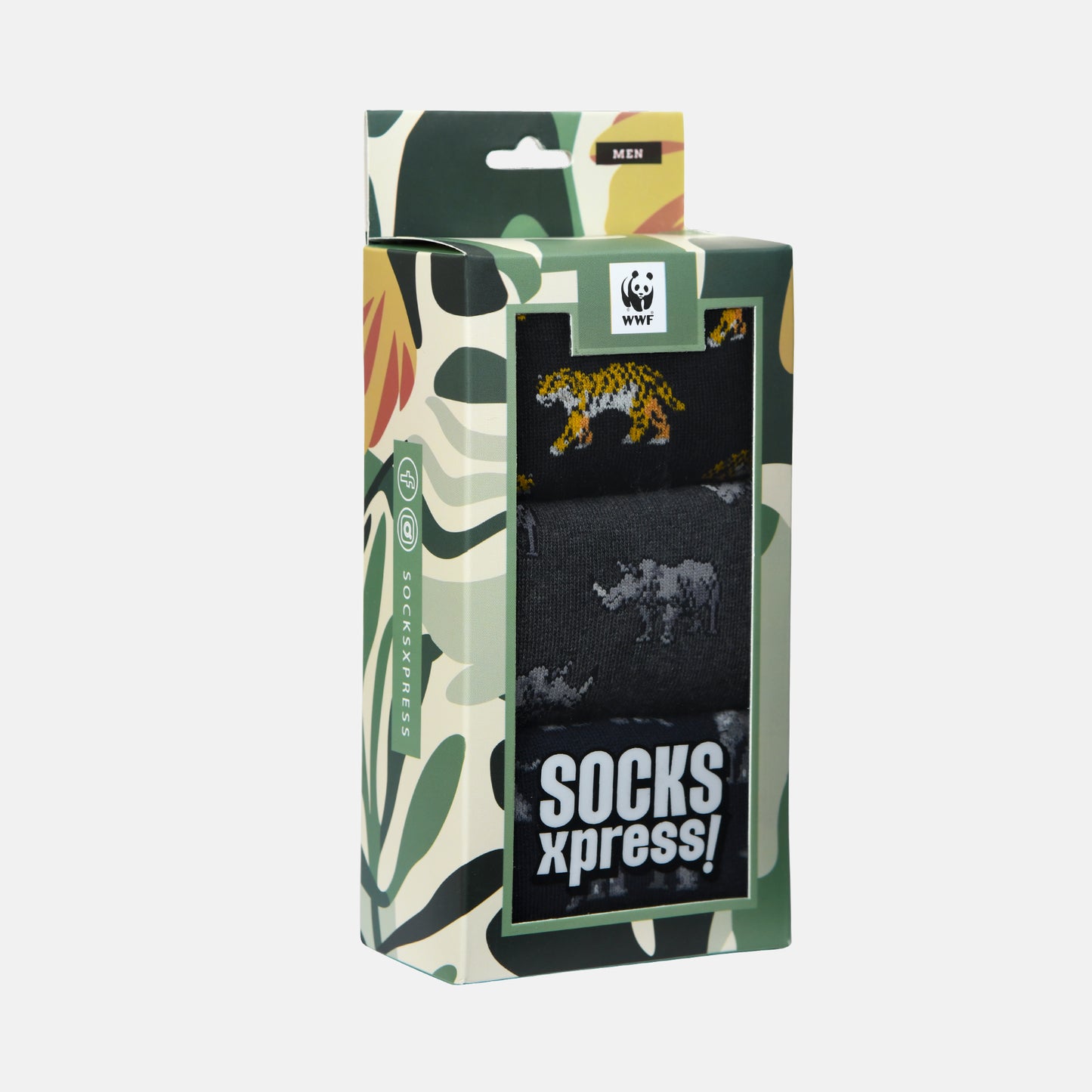 Men’s WWF Themed Crew Socks