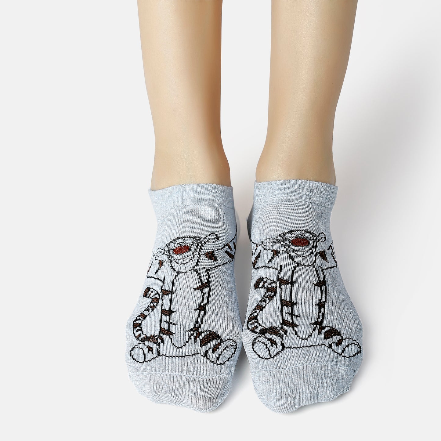 Women’s Winnie The Pooh Themed Lurex Ankle Socks
