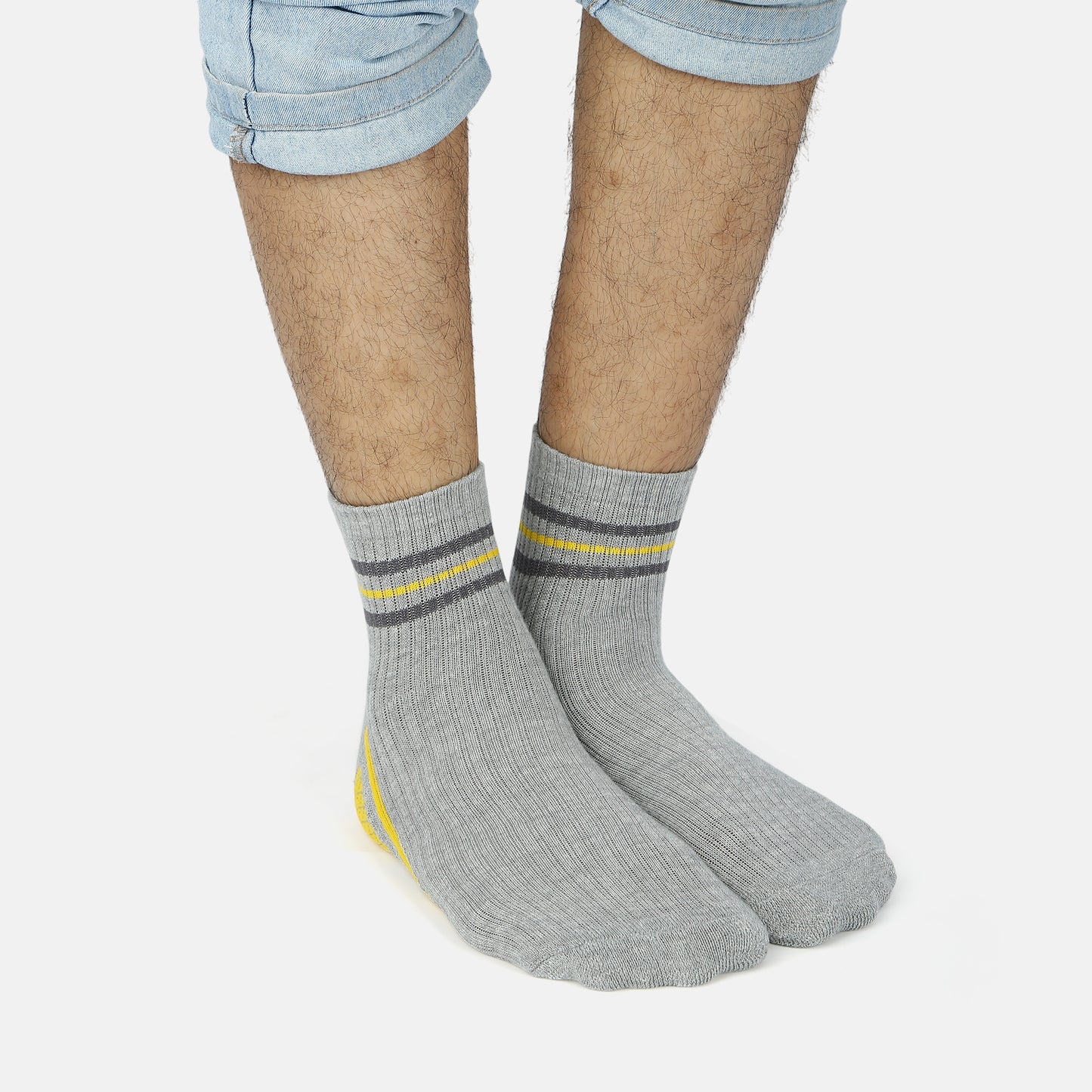 Men’s Full Cushioned High Ankle Socks for Sports
