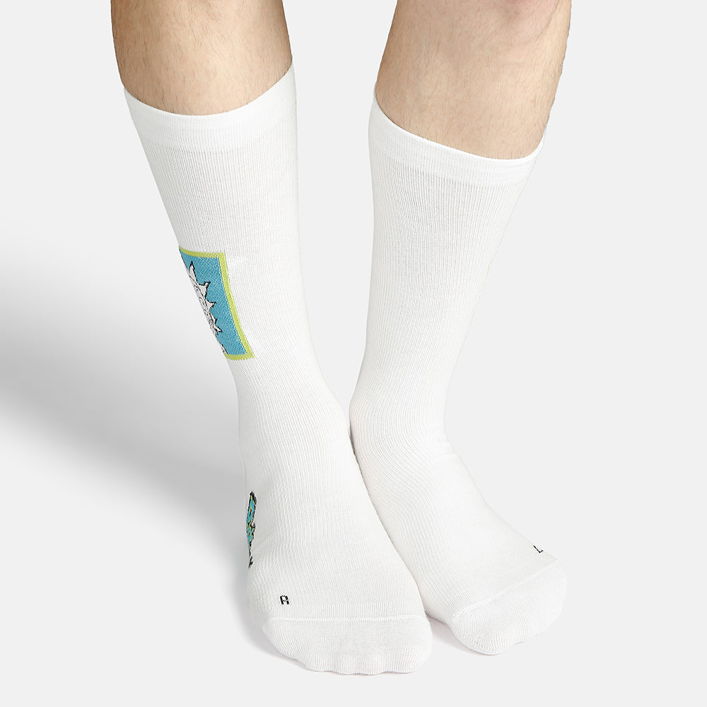 Men’s Rick and Morty Themed Crew Socks