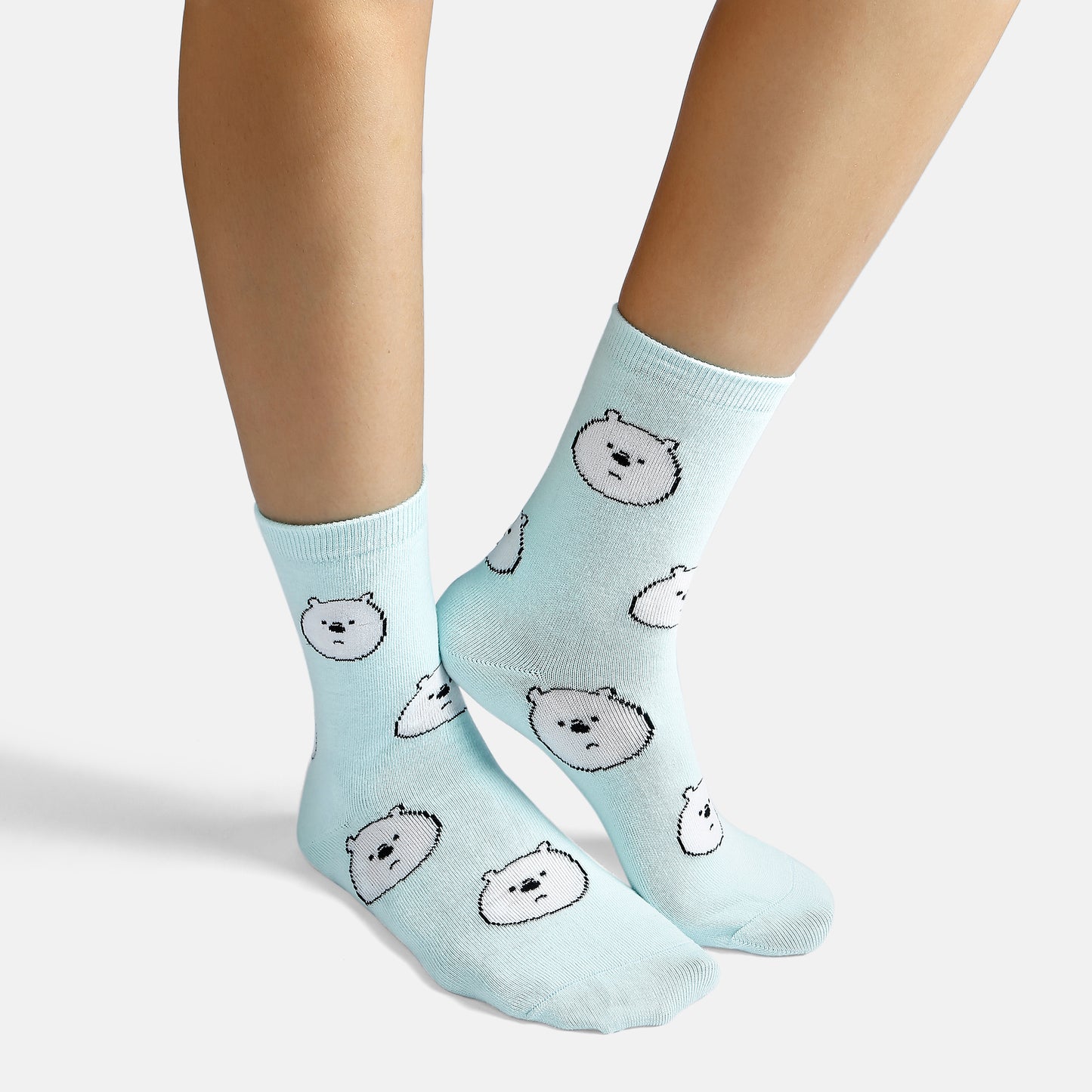 Women’s We Bare Bears Themed Crew Socks