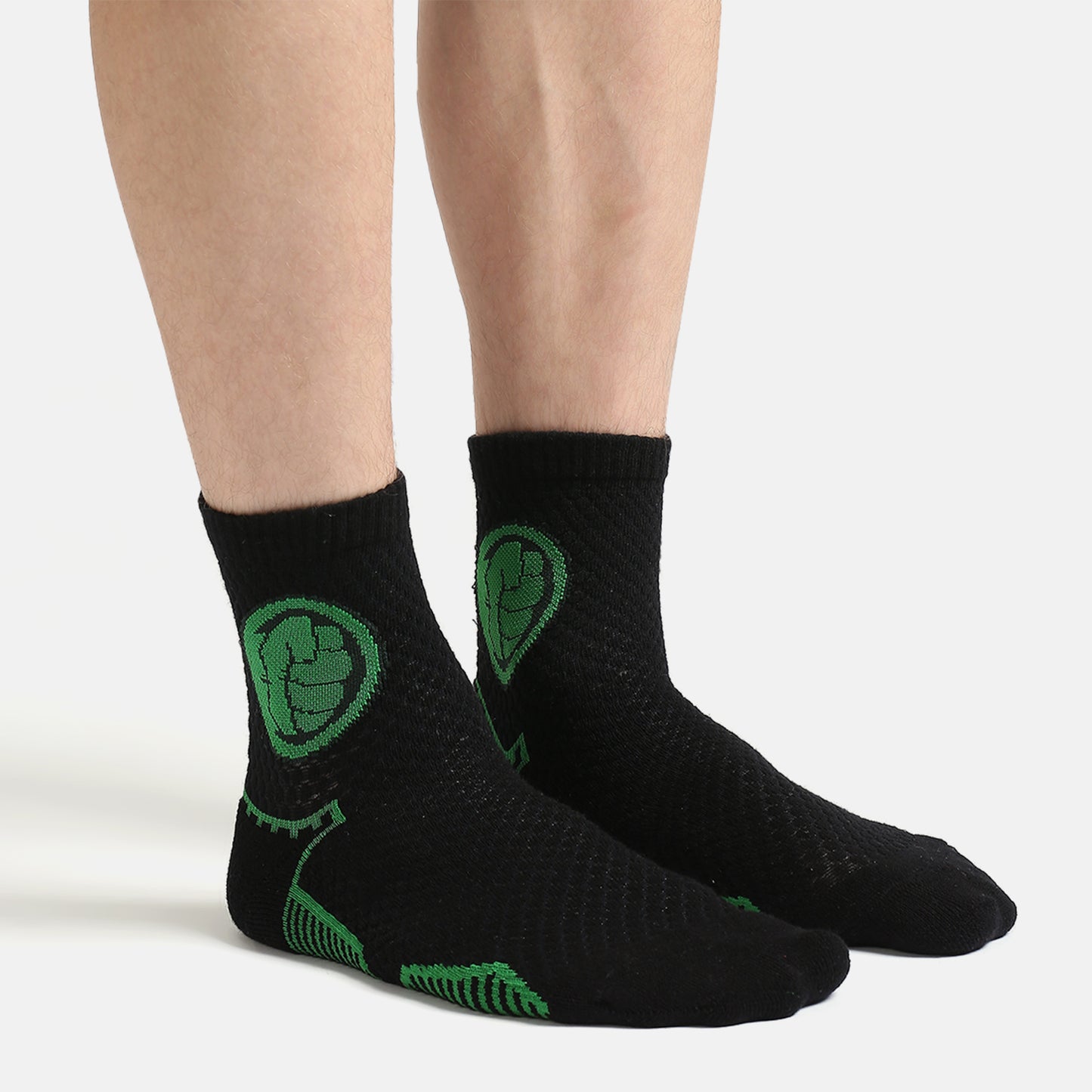 Men’s Marvel Themed Sporty High Ankle Socks
