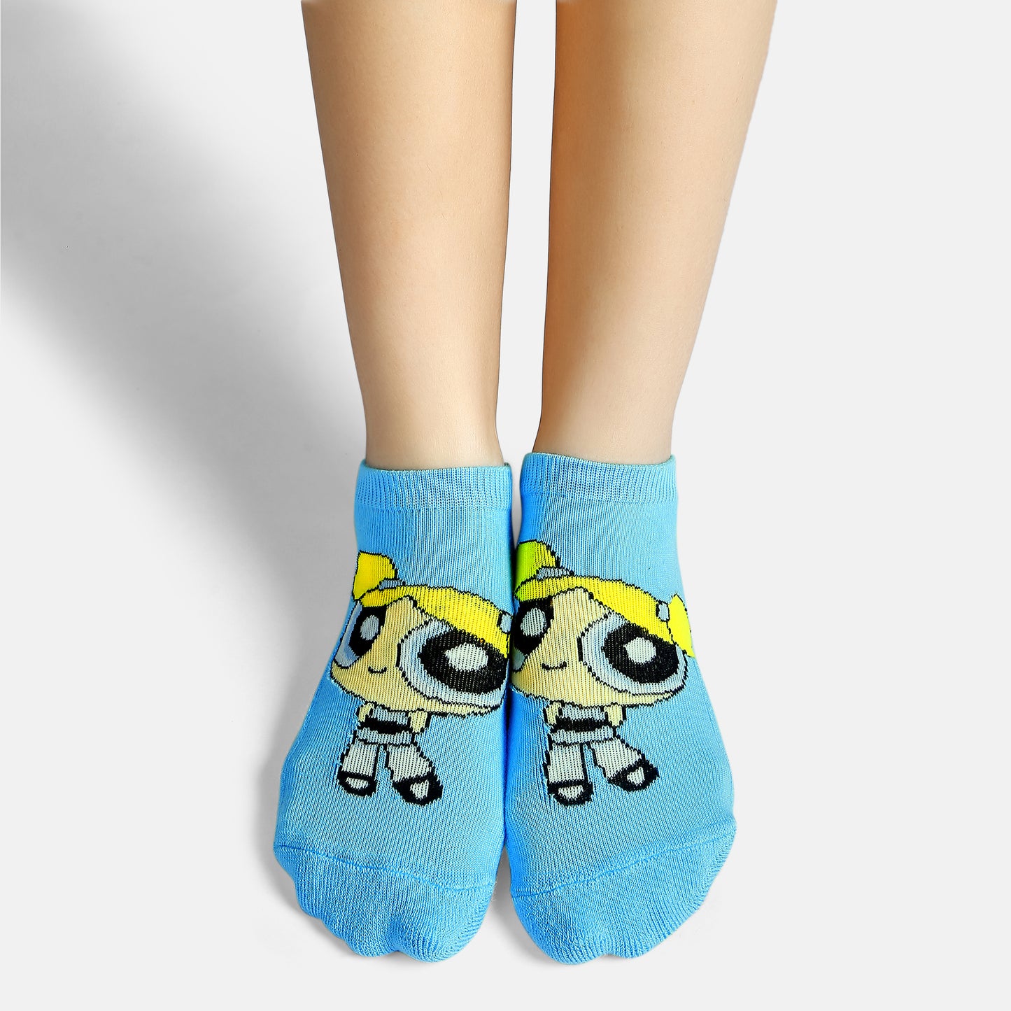 Women’s Powerpuff Girls Themed Terry Ankle Socks