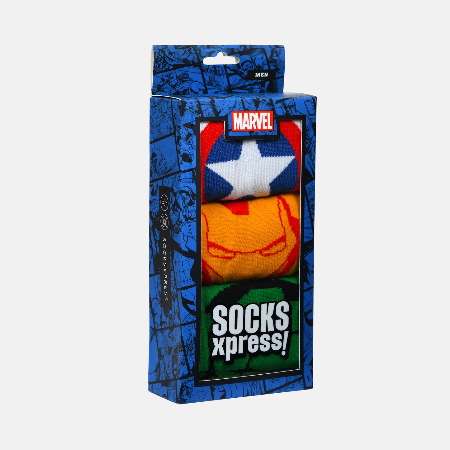 Men’s Marvel Avengers Themed Ankle Socks