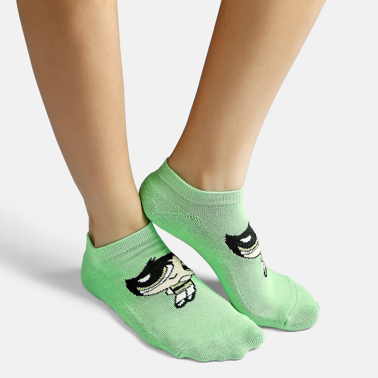 Women’s Powerpuff Girls Themed Terry Ankle Socks