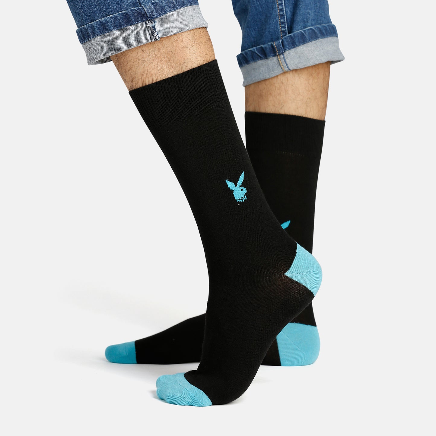 Men’s Playboy Themed Crew Socks