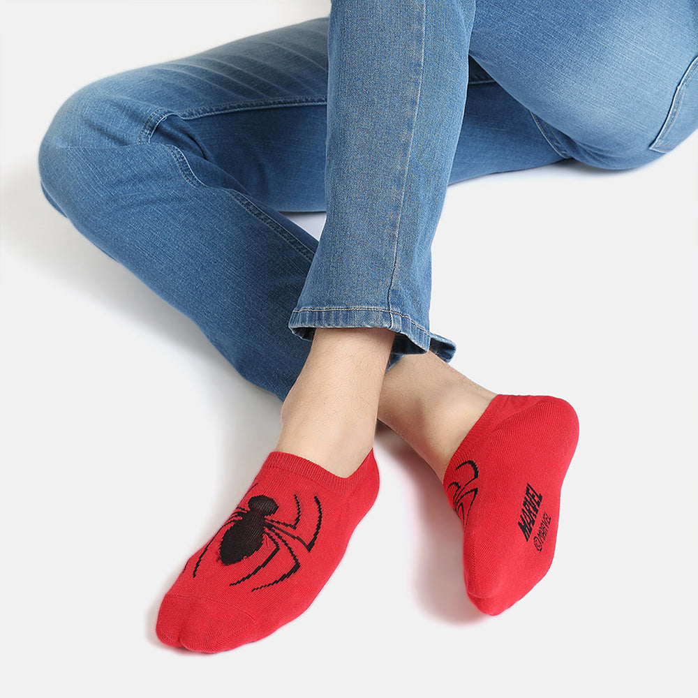 Men’s Spiderman Themed Sneaker Socks