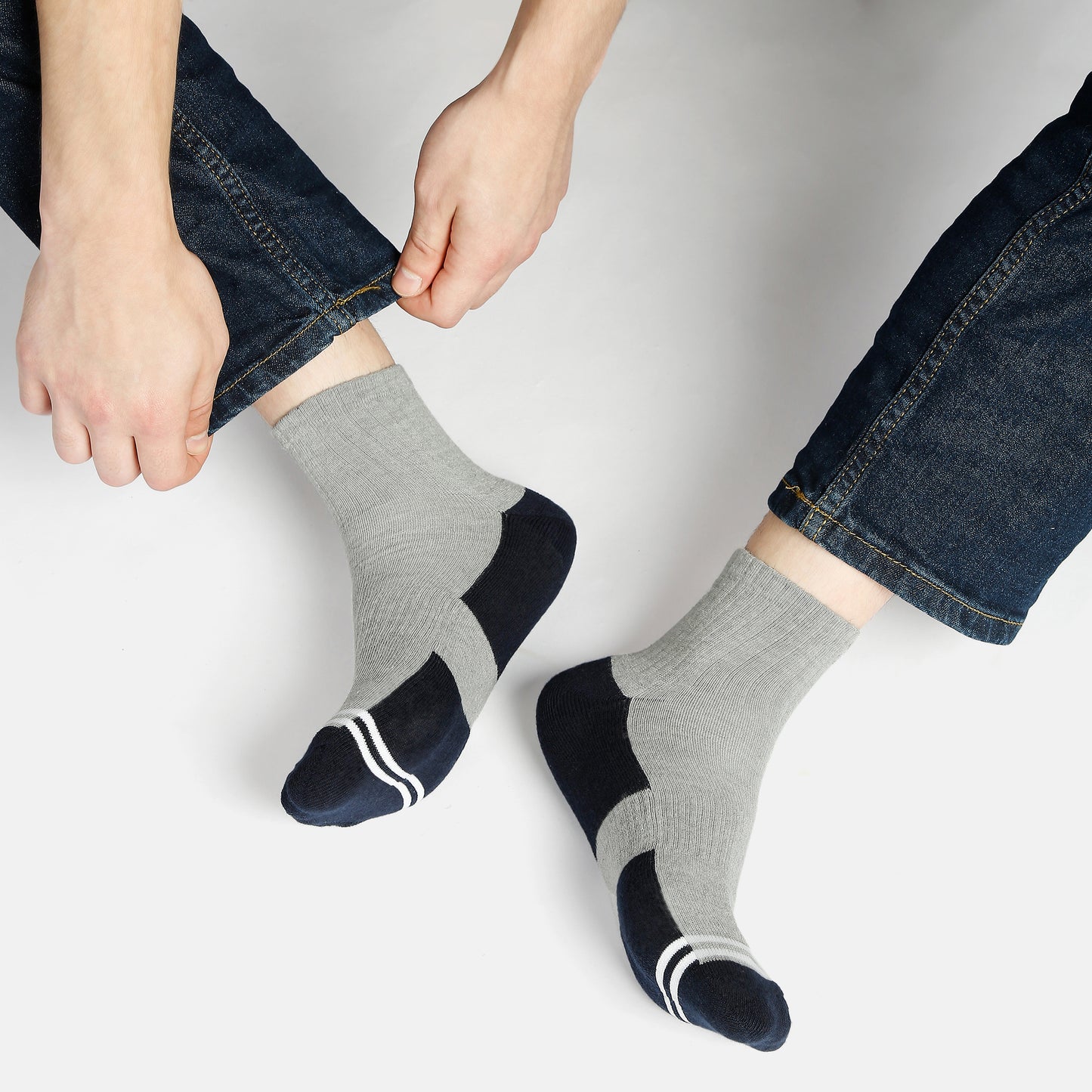 Men’s Full Cushioned High Ankle Socks