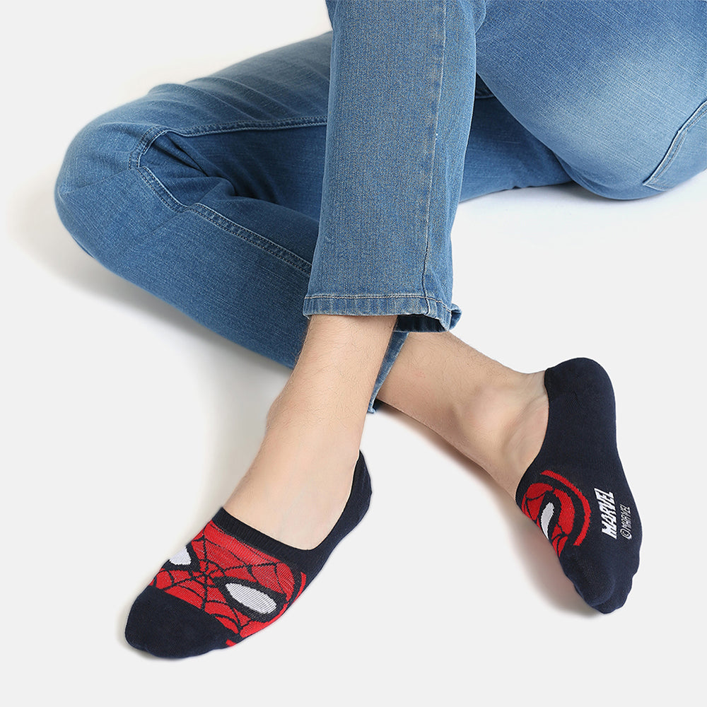 Men’s Spiderman Themed Loafer Socks
