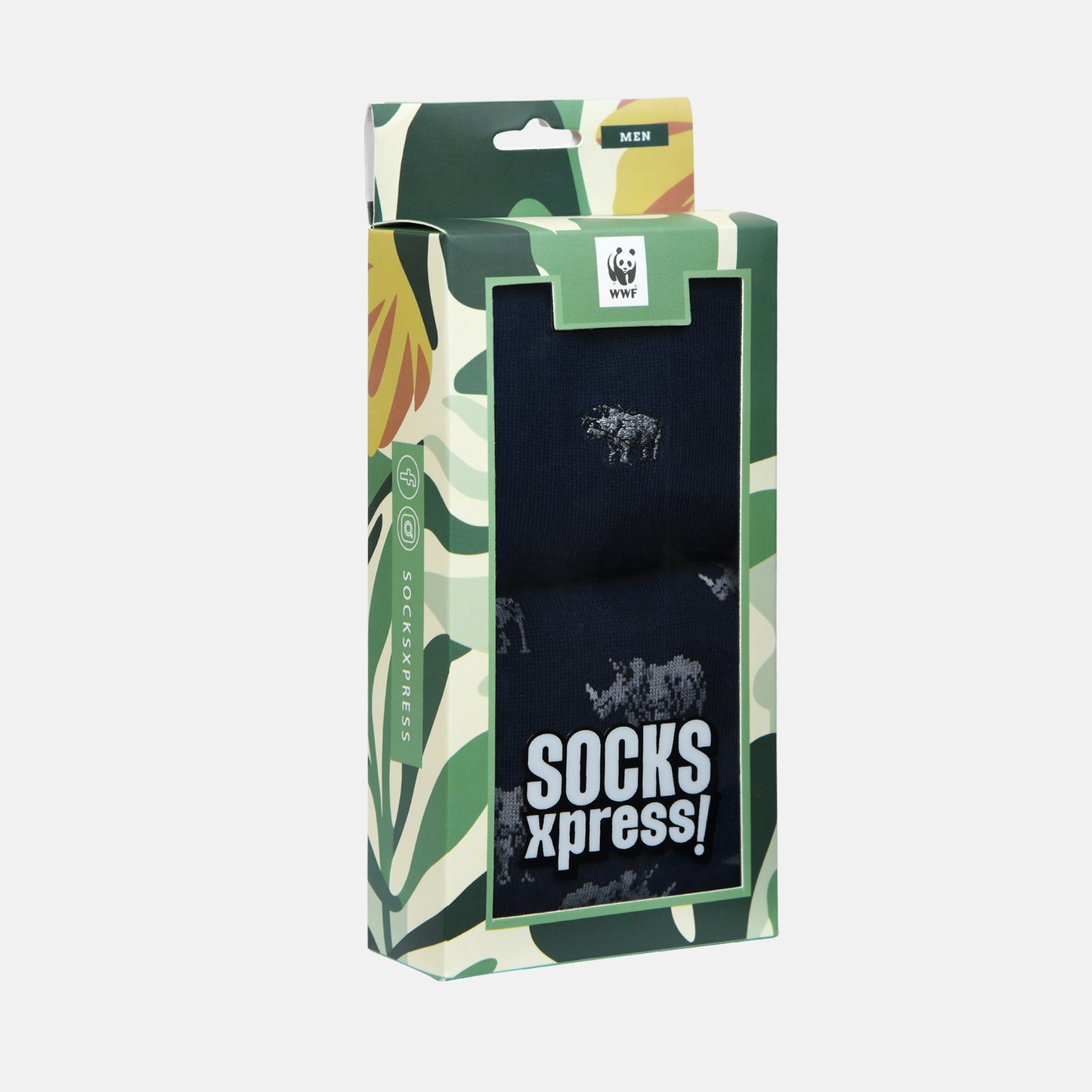 Men’s WWF-India Themed Crew Socks