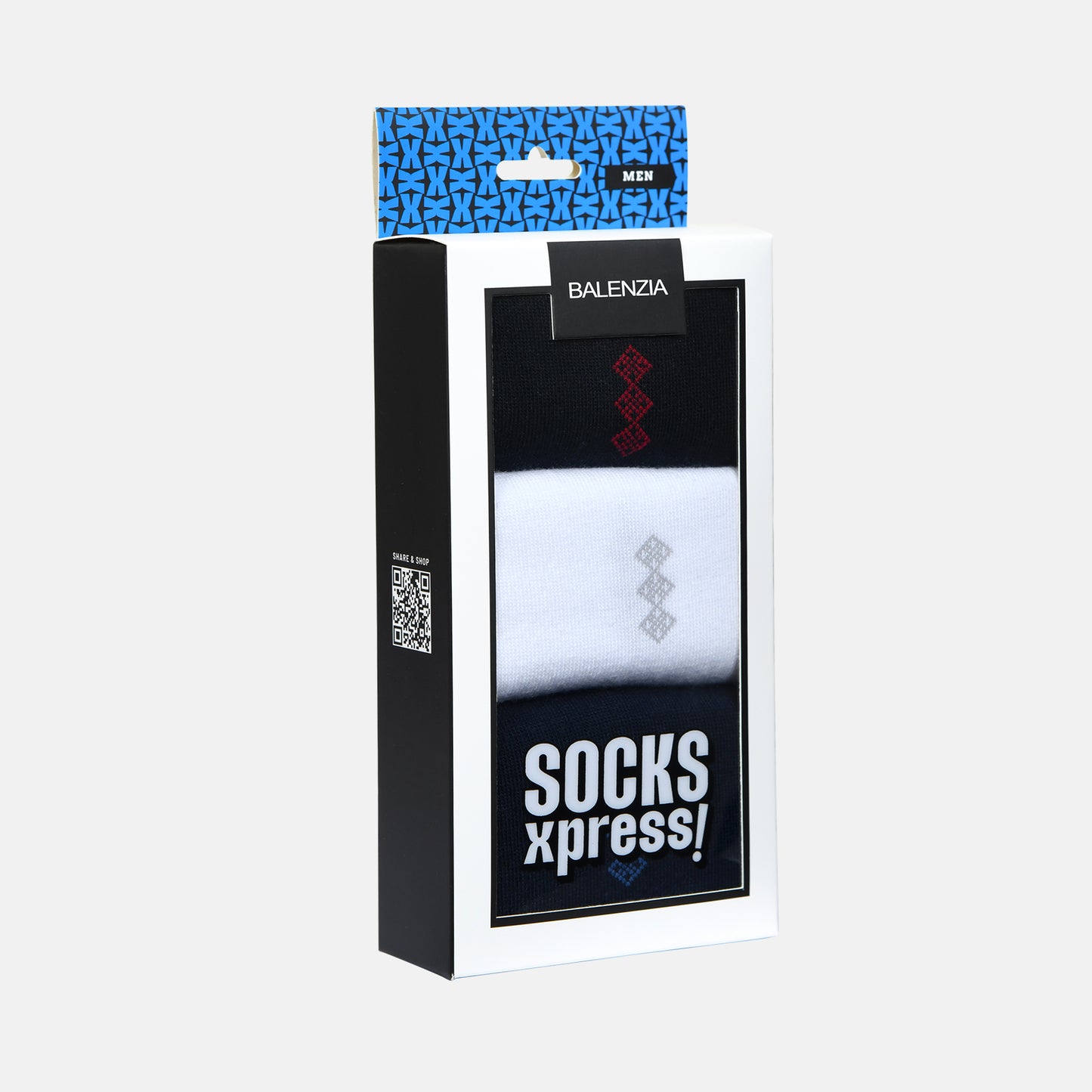 Men’s Motif Cotton Crew Socks