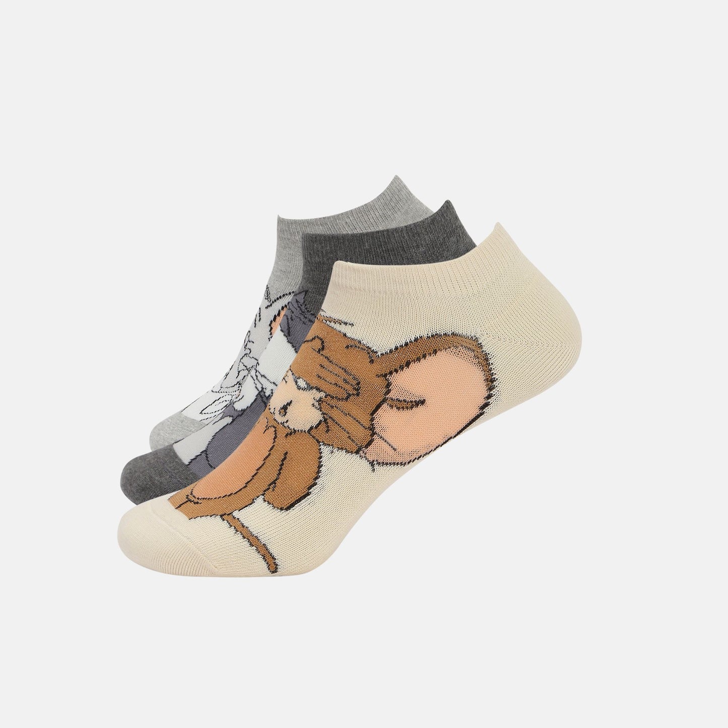 Women’s Tom & Jerry Cartoon Themed Lowcut Socks
