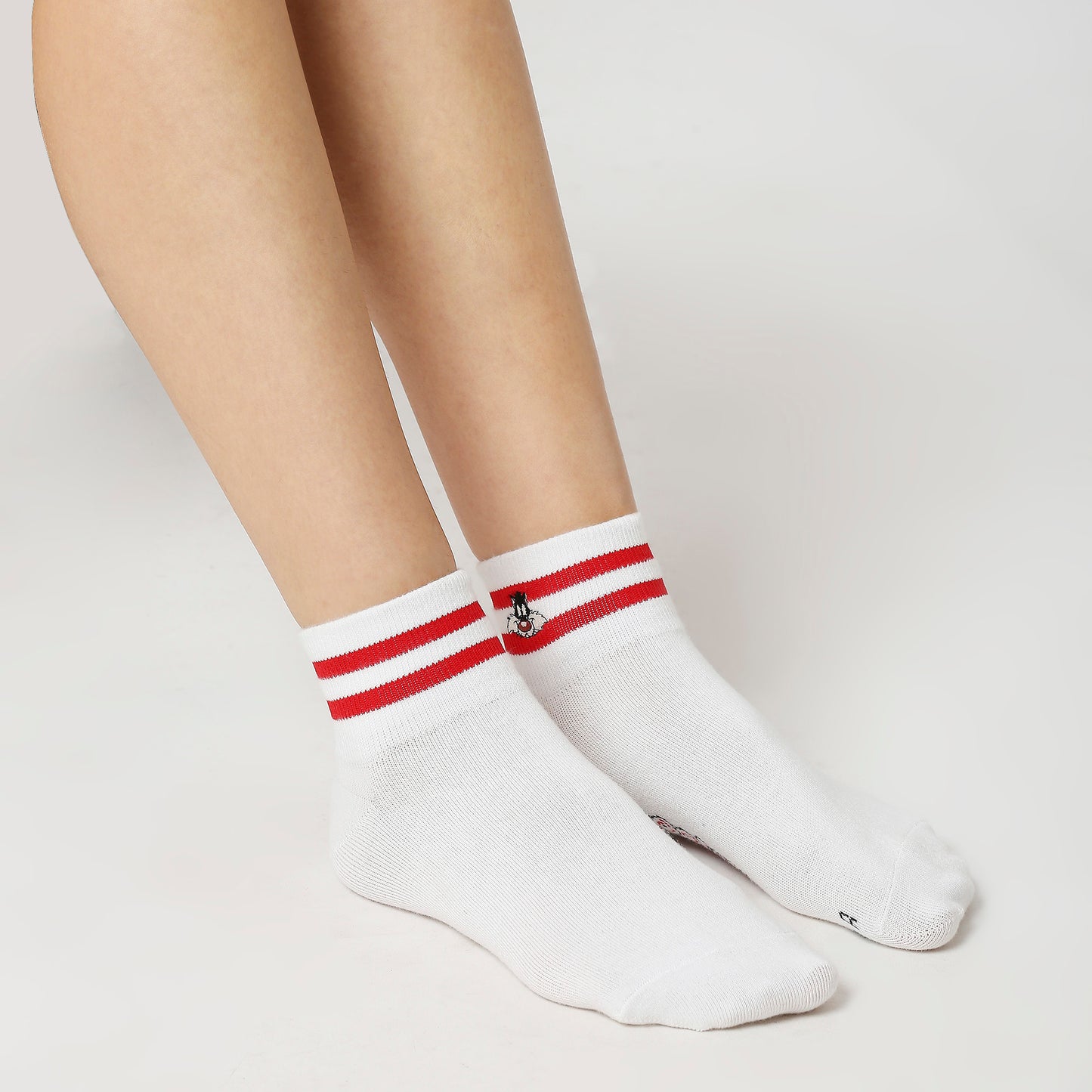 Women’s Looney Tunes Cartoon High Ankle Socks