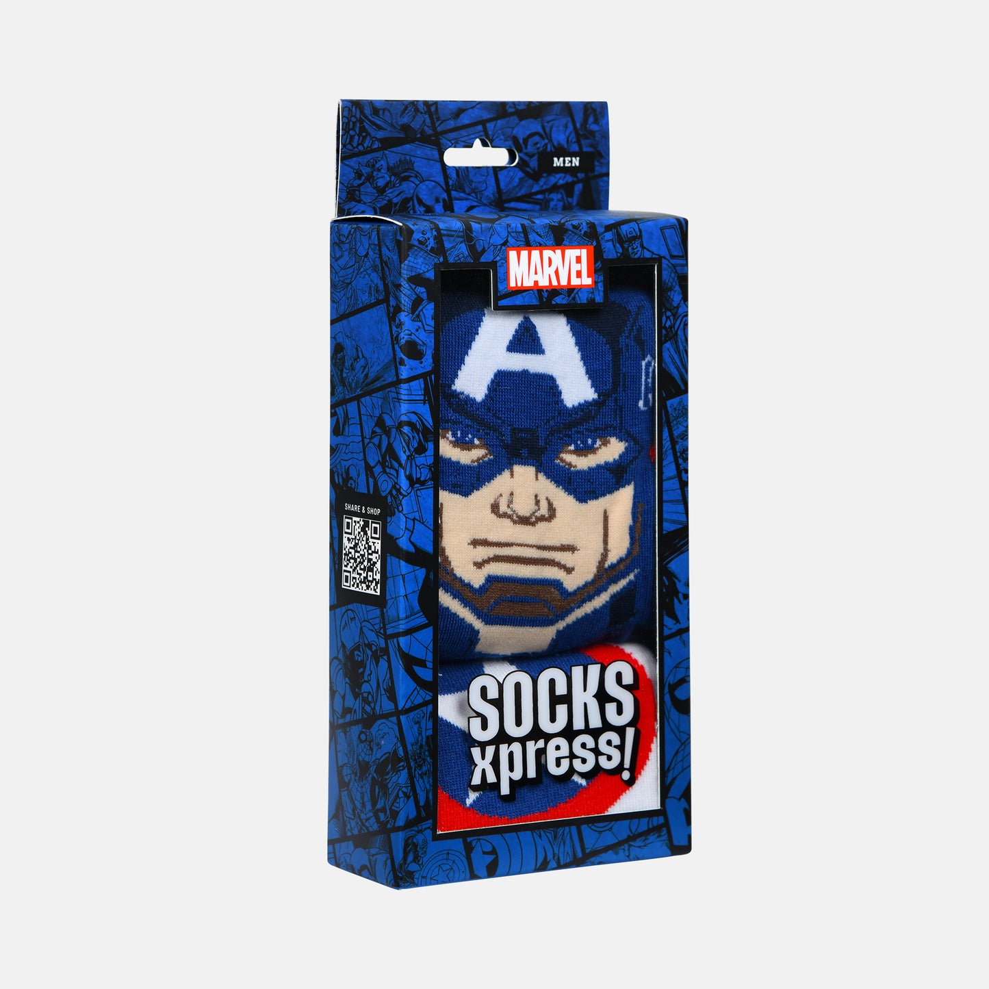 Men’s Marvel Themed Crew & Ankle Socks