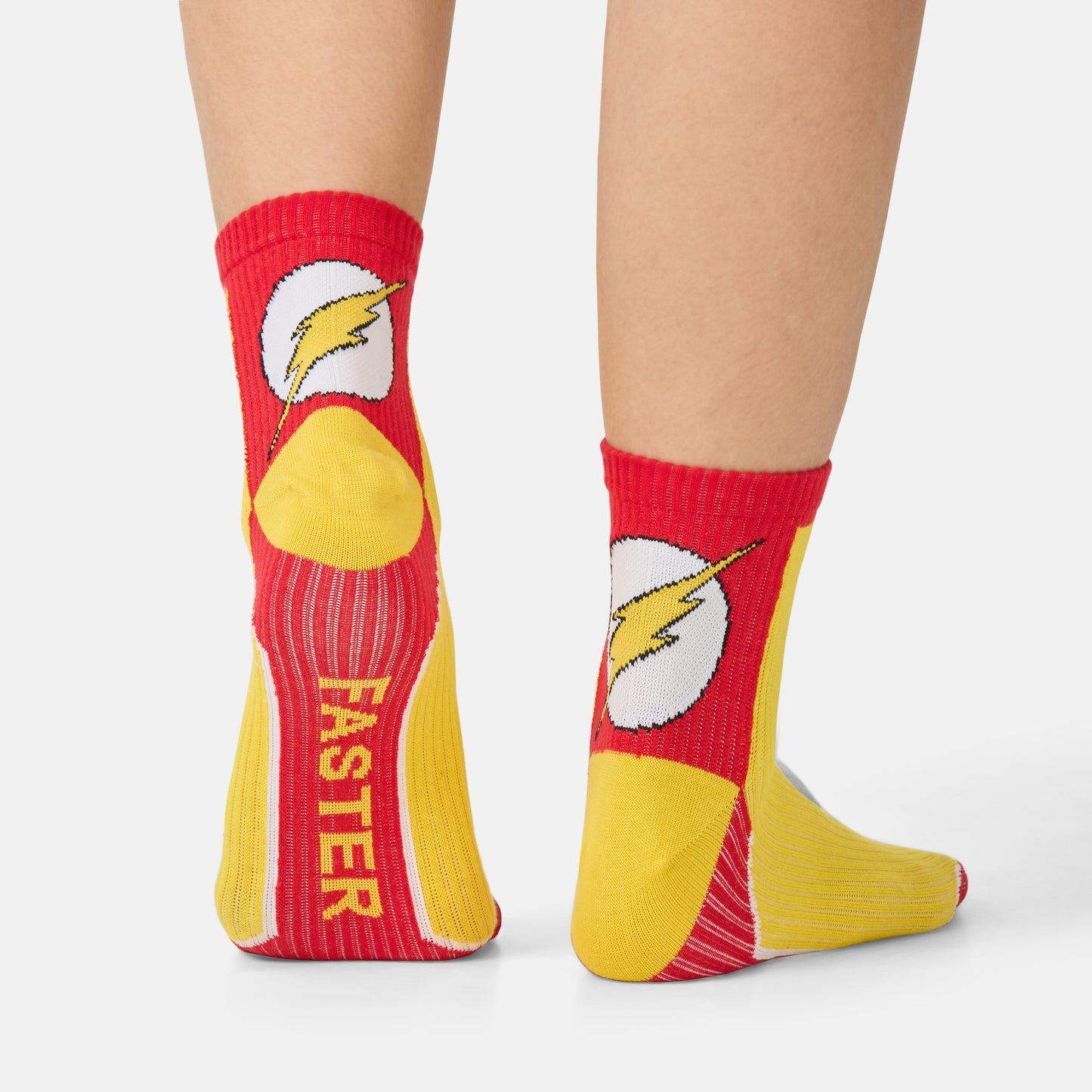 Men’s Justice League High Ankle Rib Socks