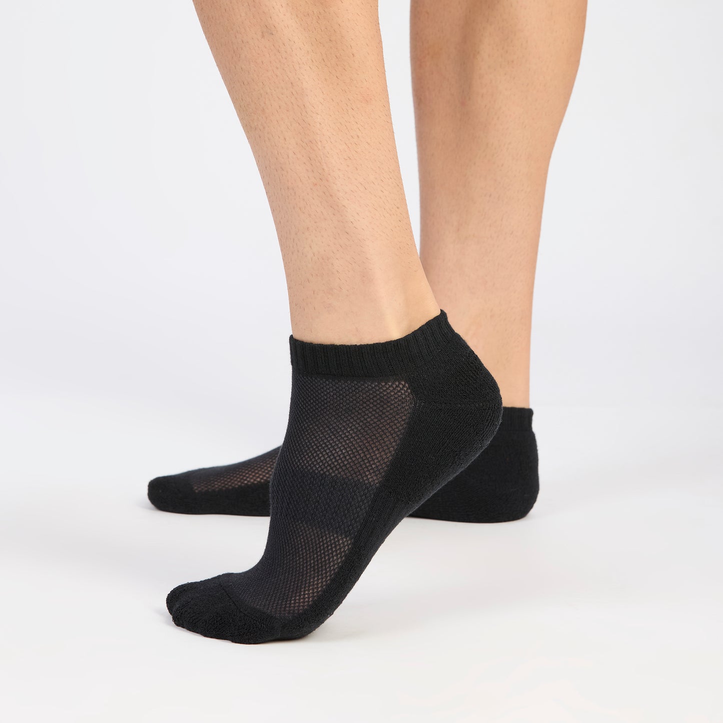 Men’s Half Cushioned Solid Ankle Socks