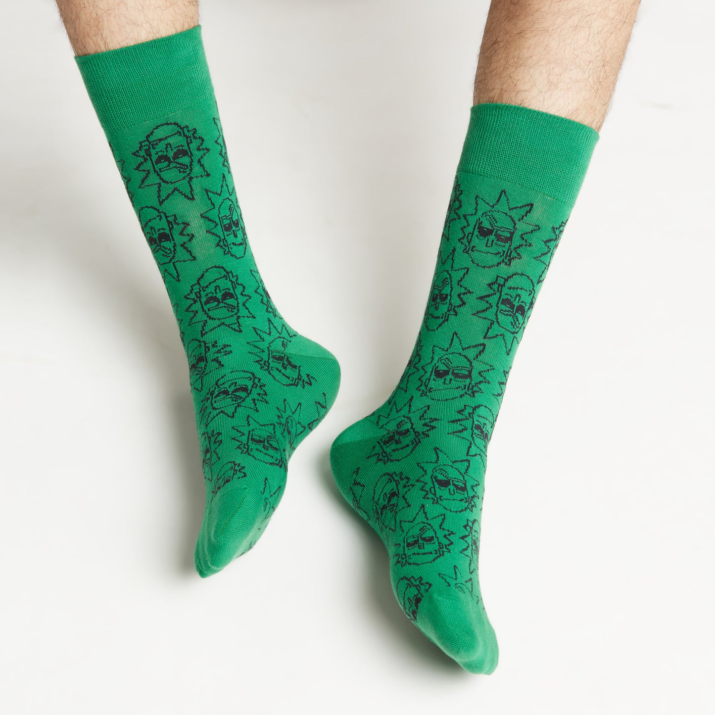 Men’s Rick and Morty Themed Crew Socks
