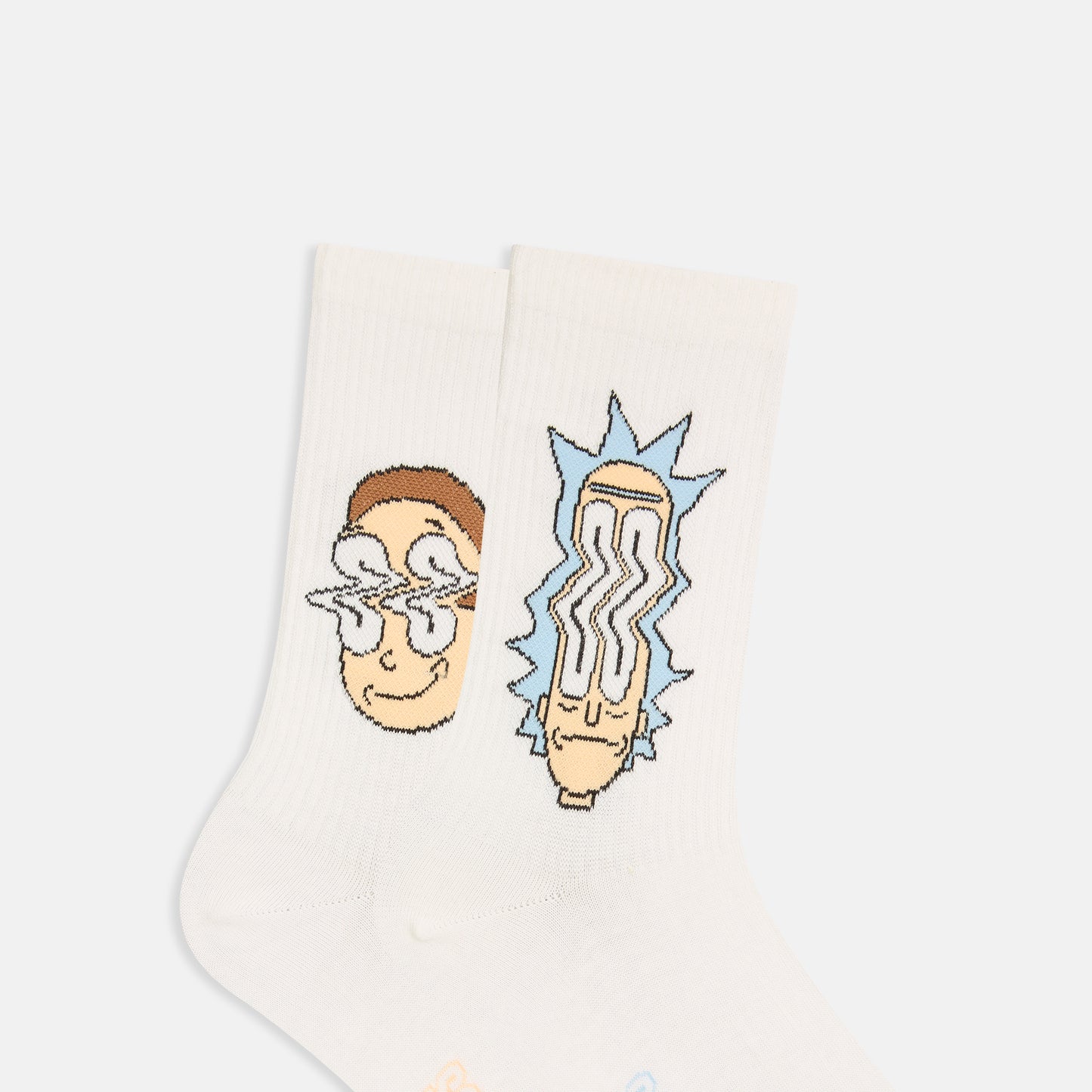 Men's Rick & Morty Themed High Ankle Socks