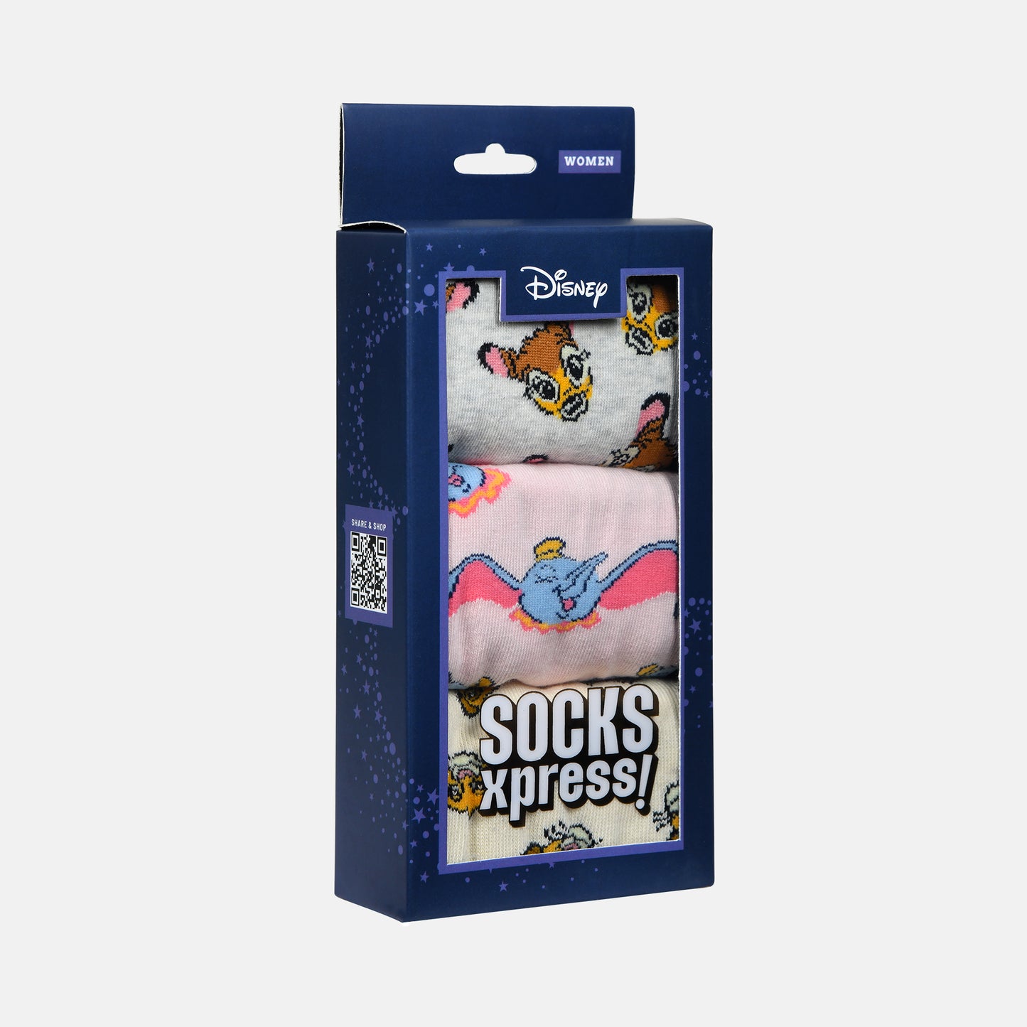 Women’s Disney Animals Printed Ankle Socks