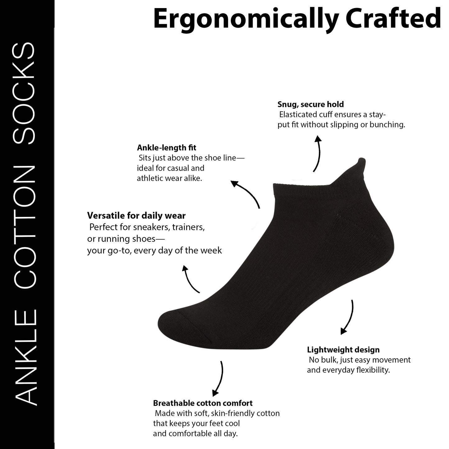 Men’s Bamboo Lowcut Socks