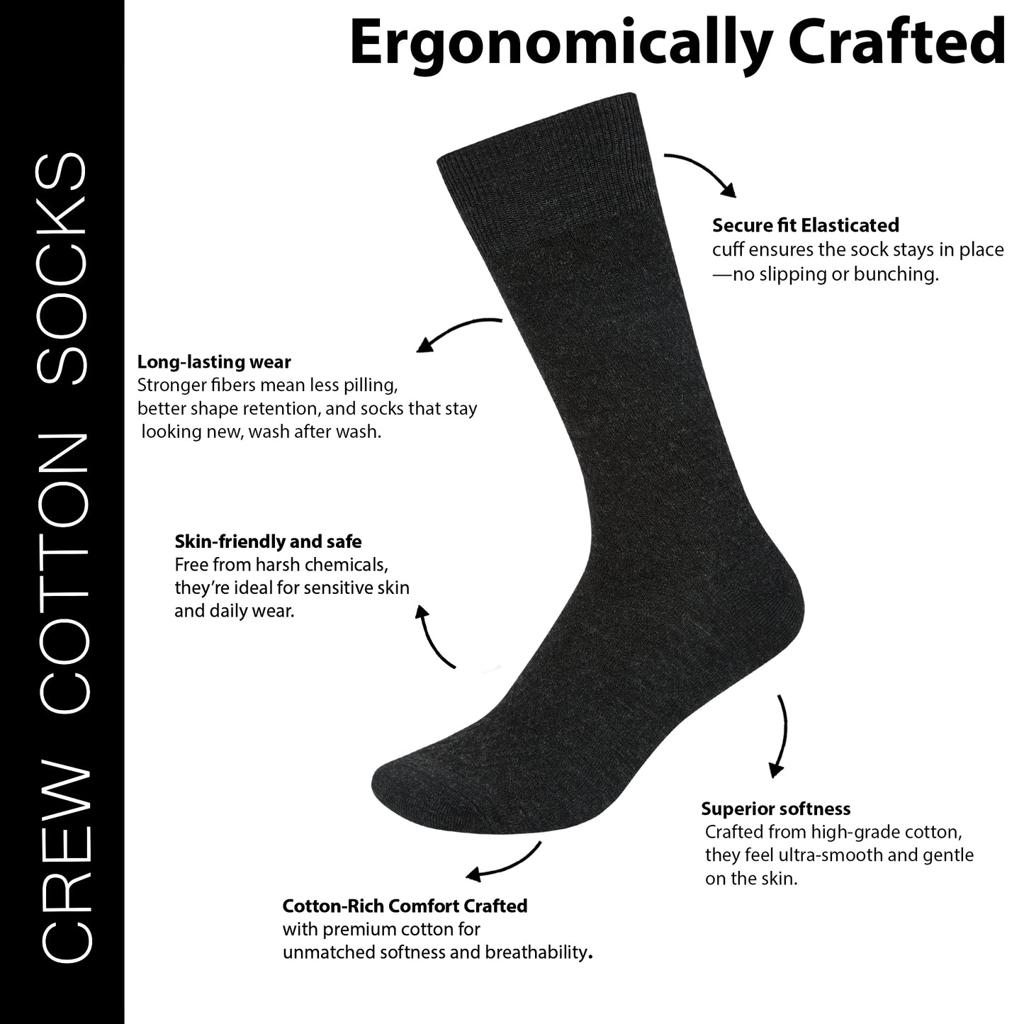 Men’s Woollen Crew Socks