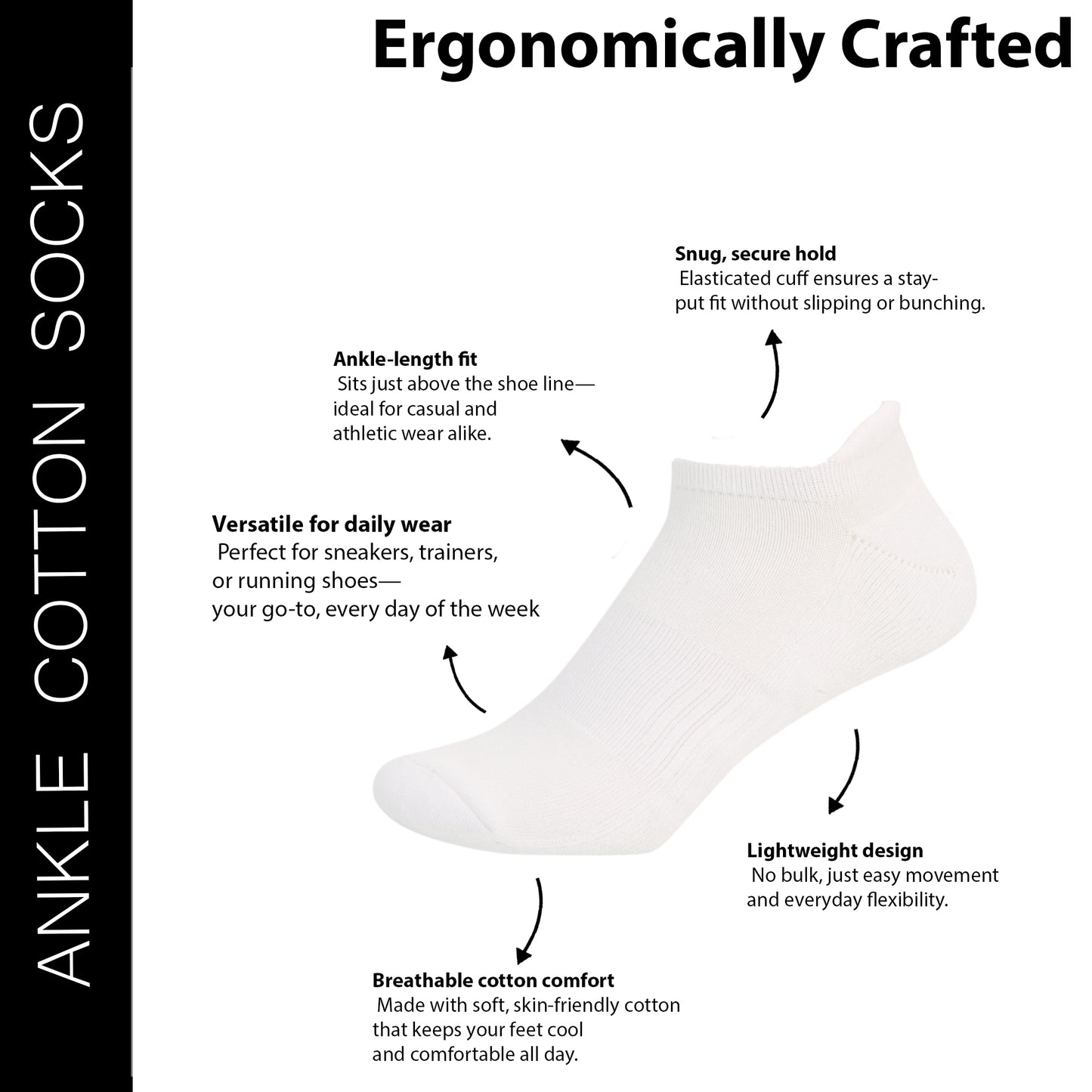 Men’s Bamboo Lowcut Socks