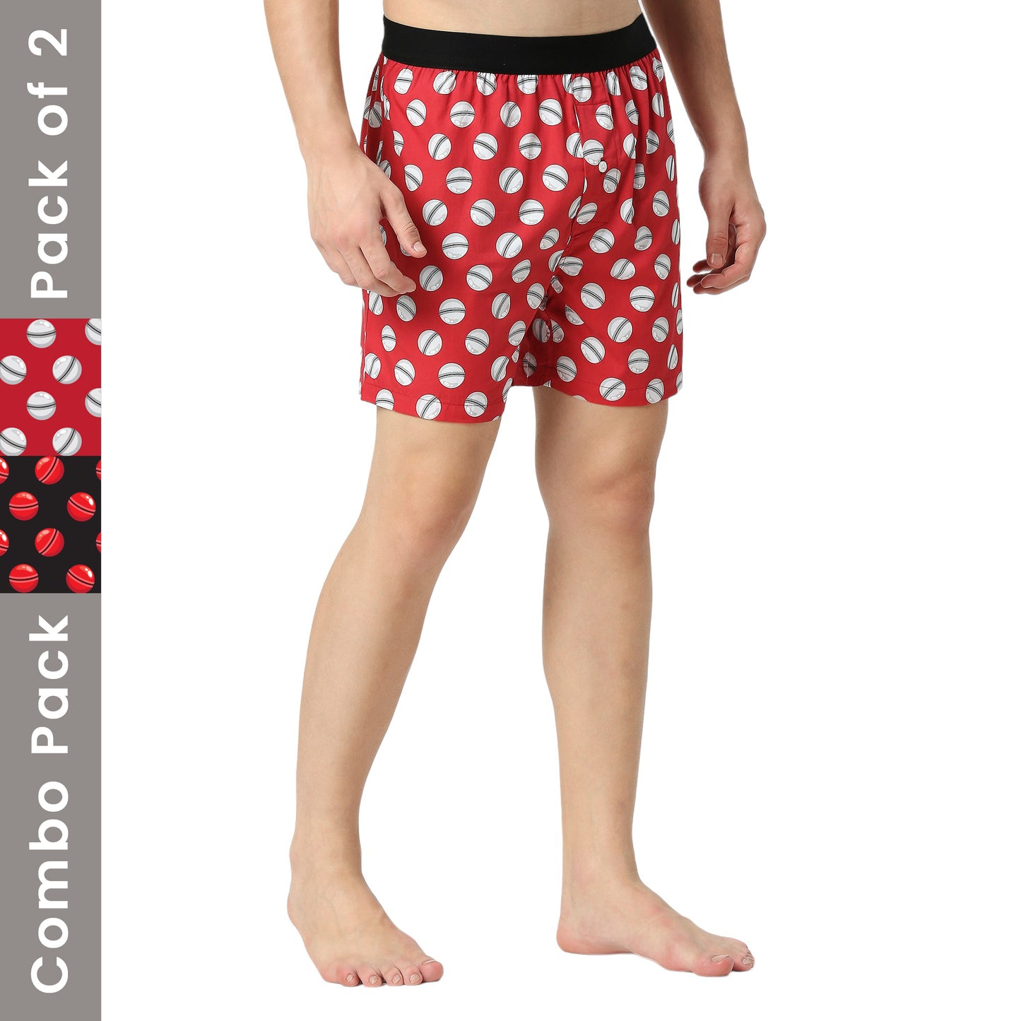 BZ Innerwear Cricket Men’s Boxers Combo
